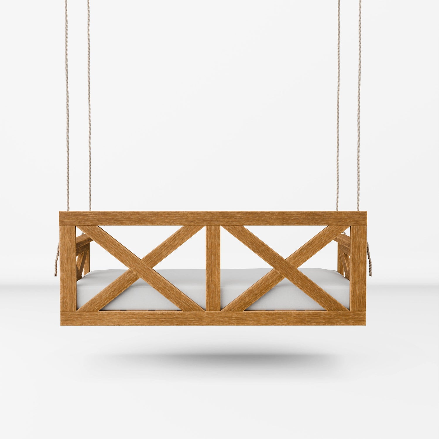 Amish Casual The Bradford Twin Swing Bed, Oak