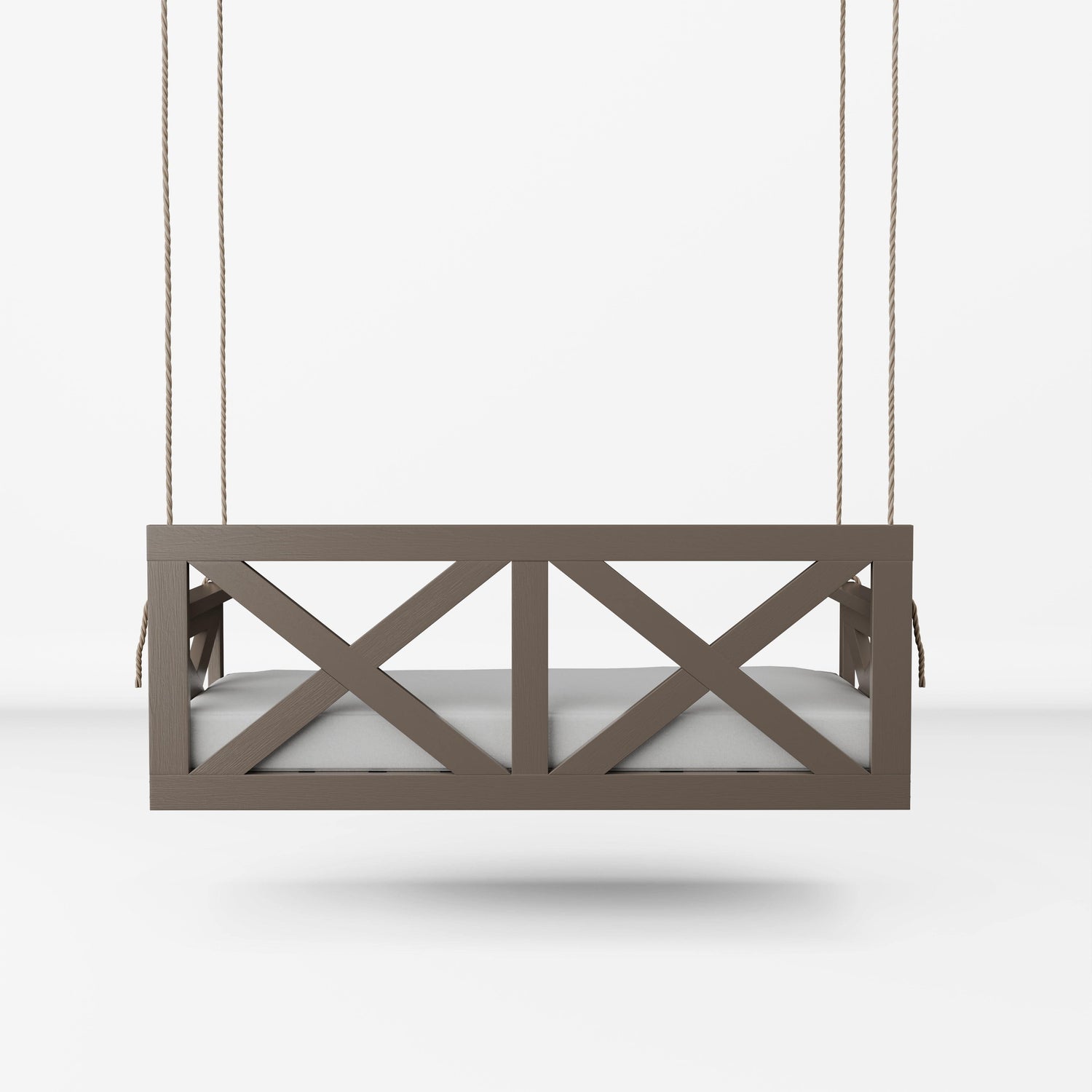 Amish Casual The Bradford Twin Swing Bed, Dovetail Grey