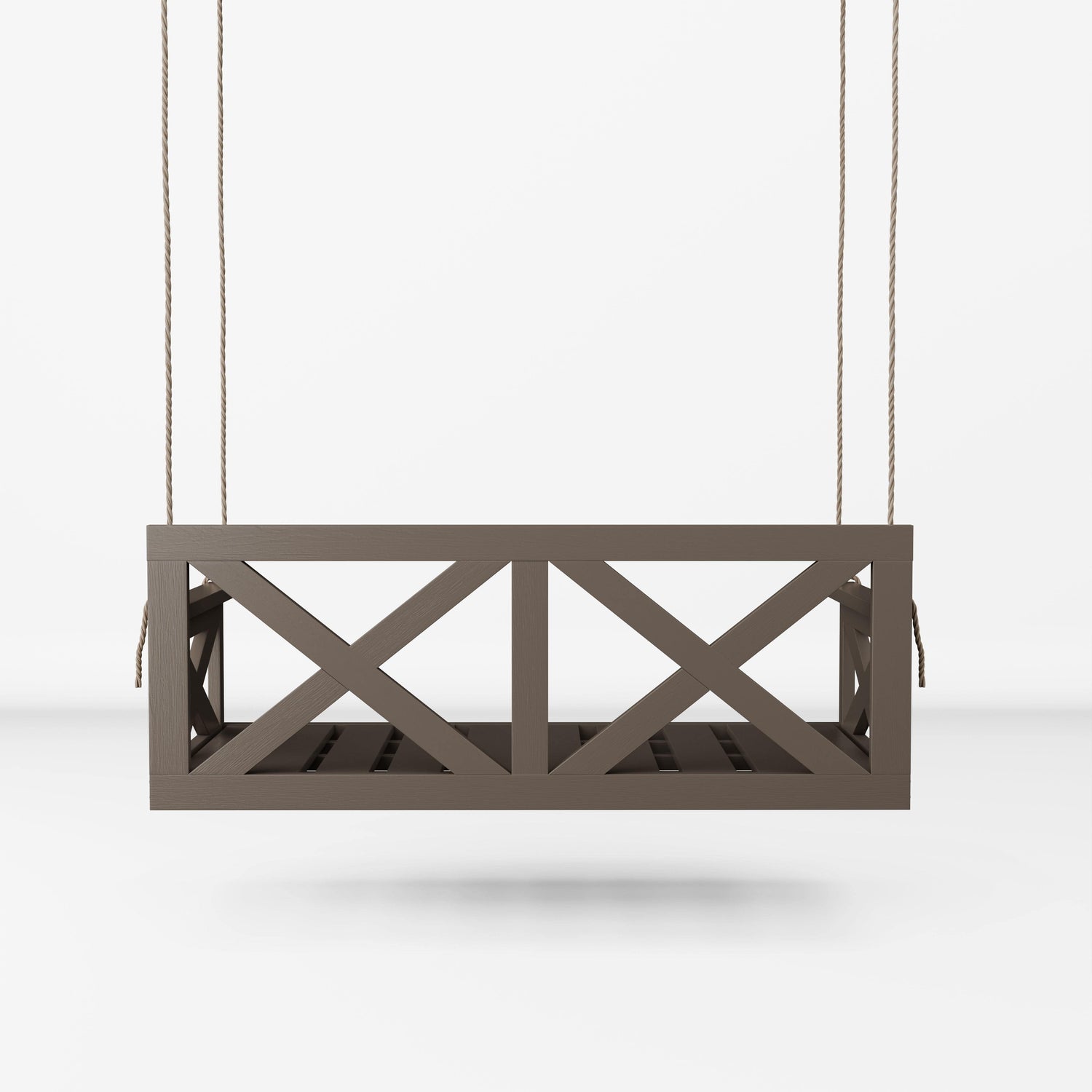 Amish Casual The Bradford Twin Swing Bed, Dovetail Grey