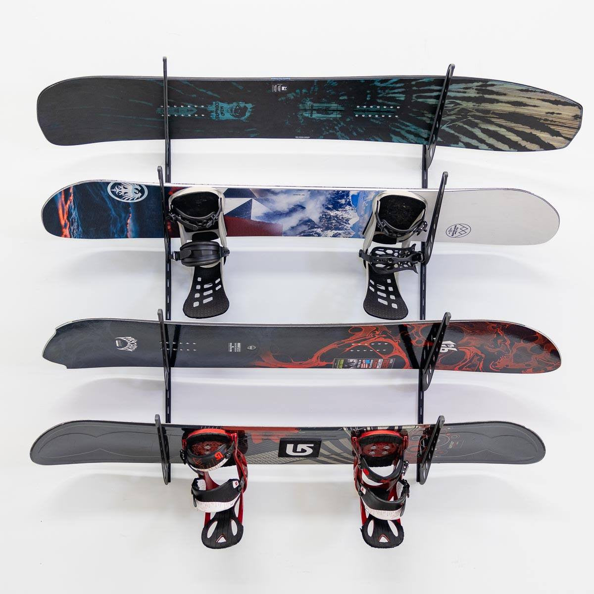 XSR Adjustable Wall Rack | Multi-Use | 4 Levels | Black