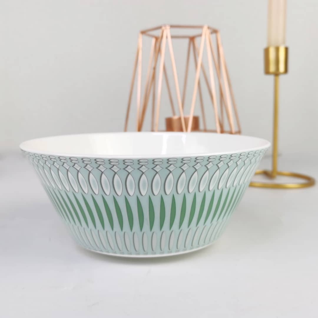 Verte 16-Piece Fine China Plate Set Serves 4