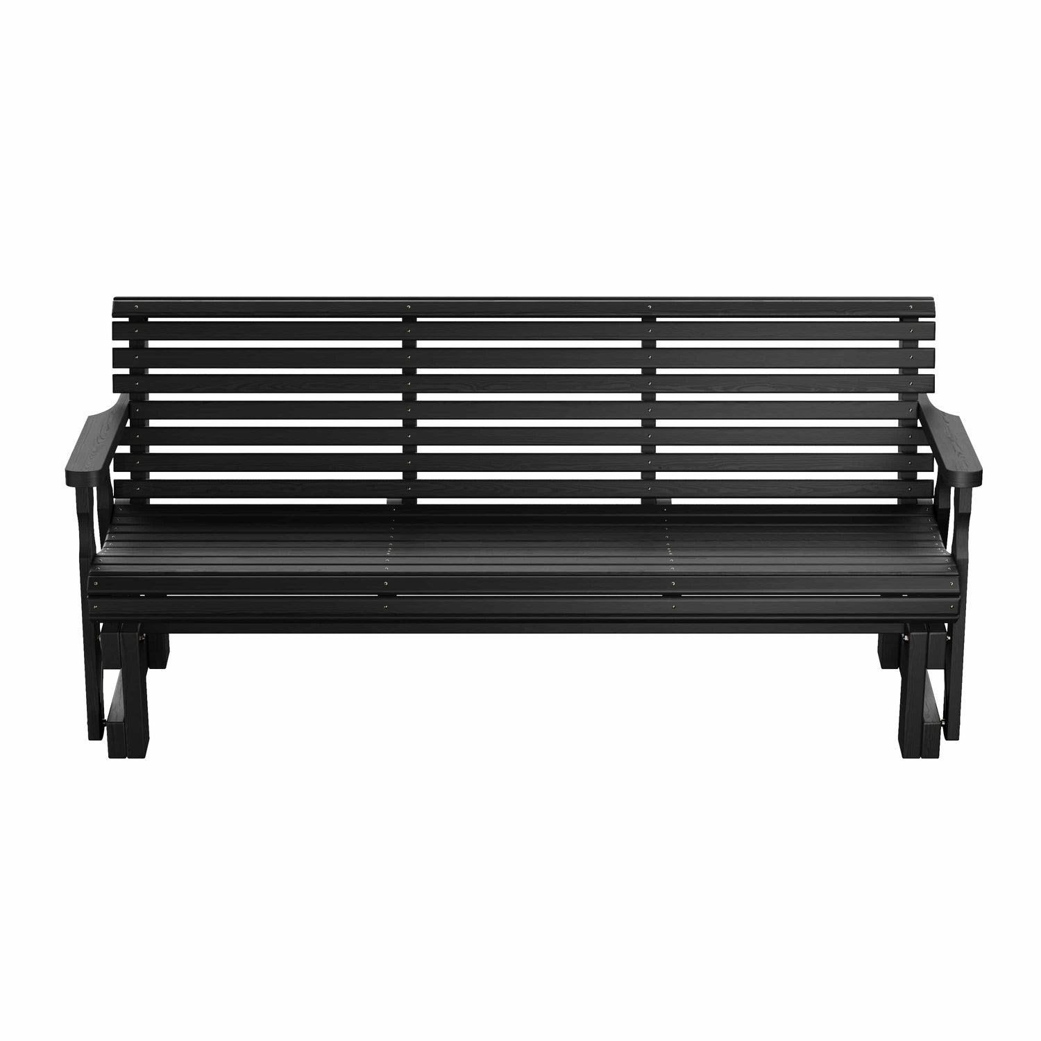 Amish Casual Heavy Duty Roll Back 6 Foot Treated Porch Glider