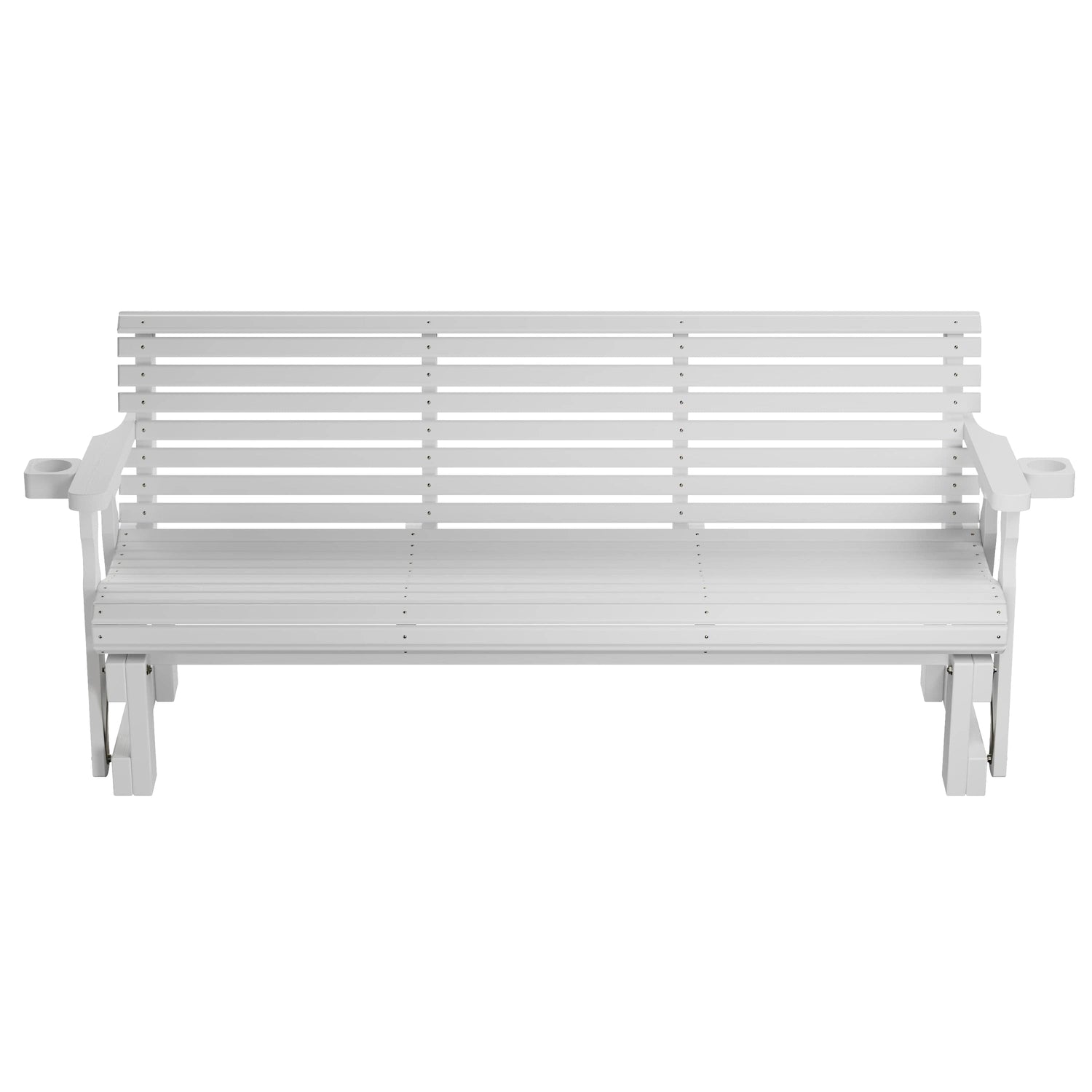 Amish Casual Heavy Duty Roll Back 6 Foot Treated Porch Glider