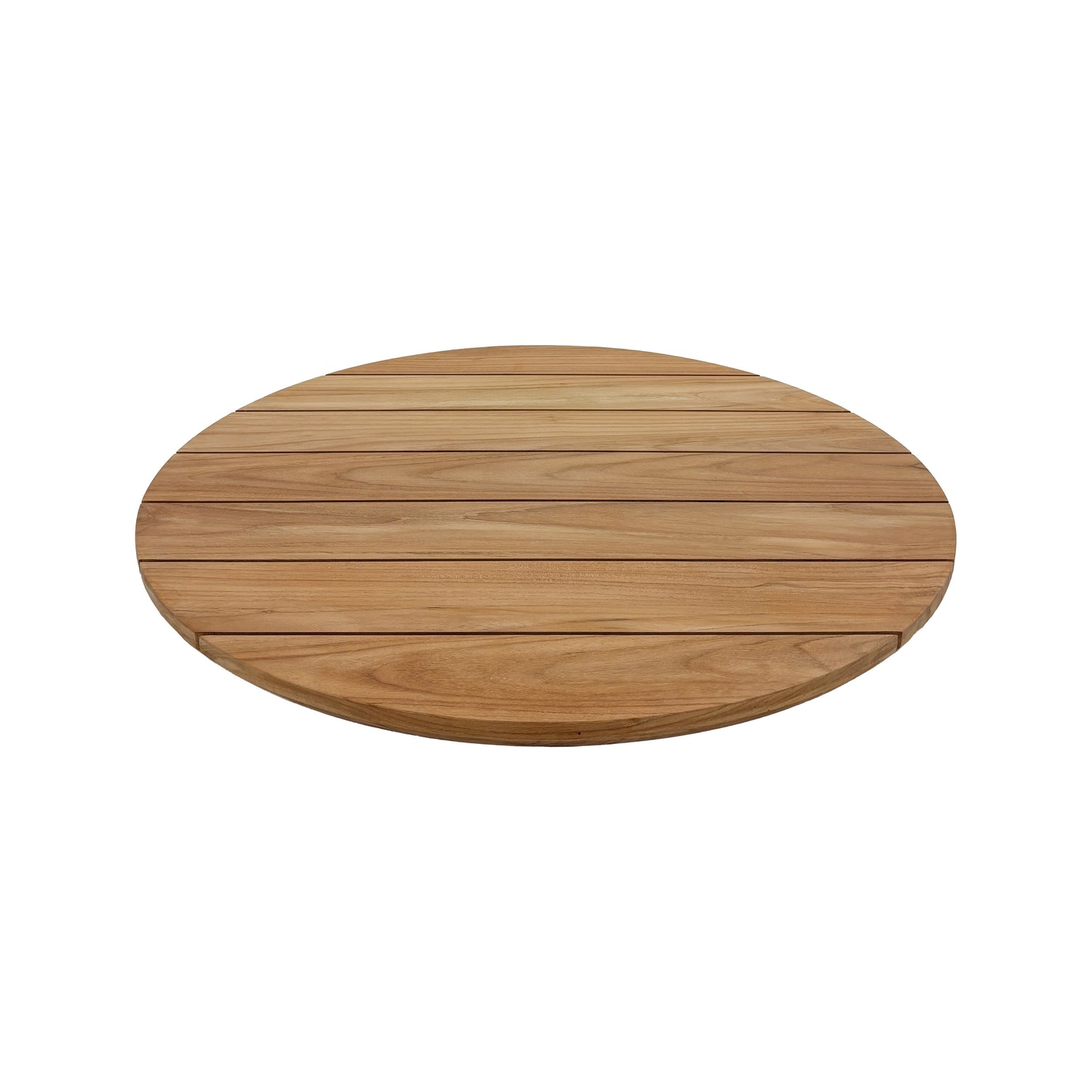 Natural Teak Slatted Lazy Susan 31