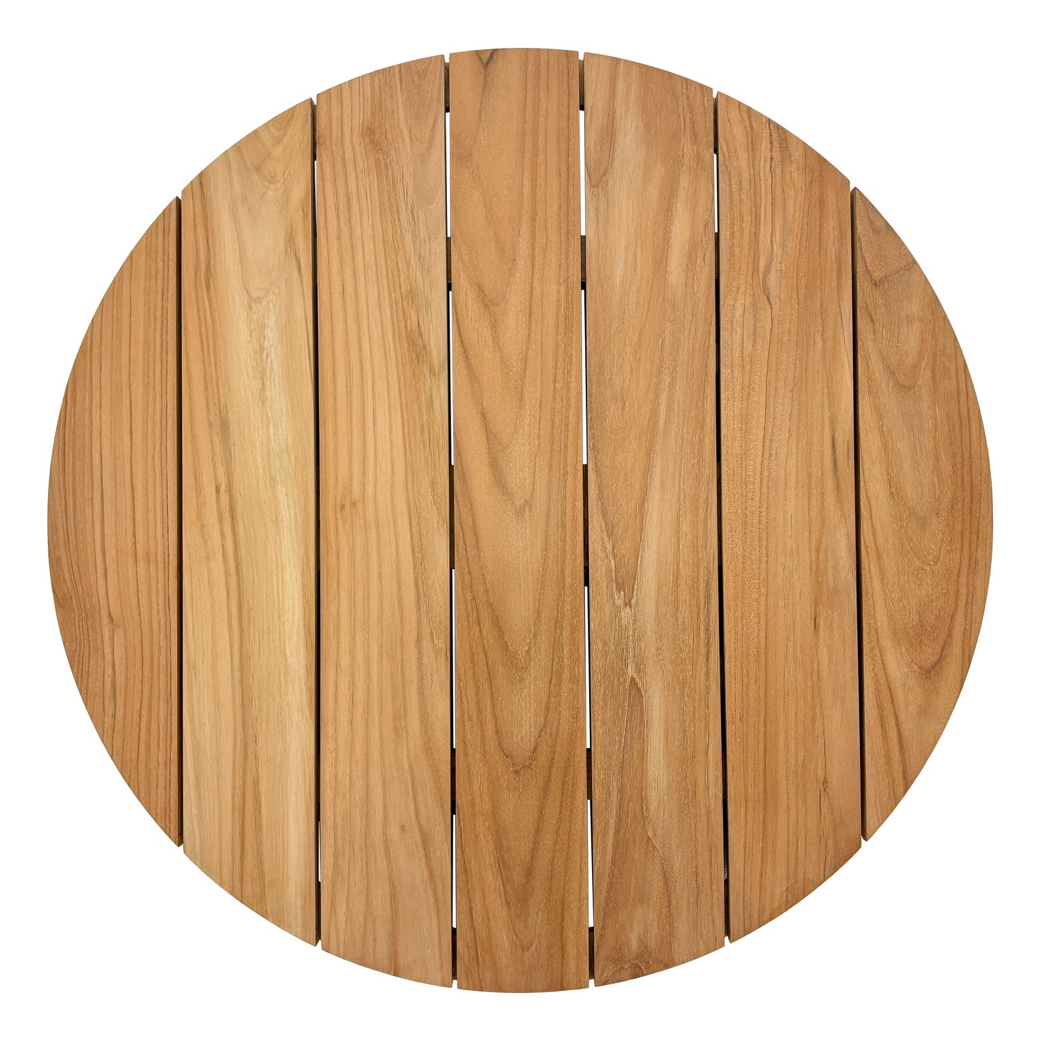 Natural Teak Slatted Lazy Susan 31