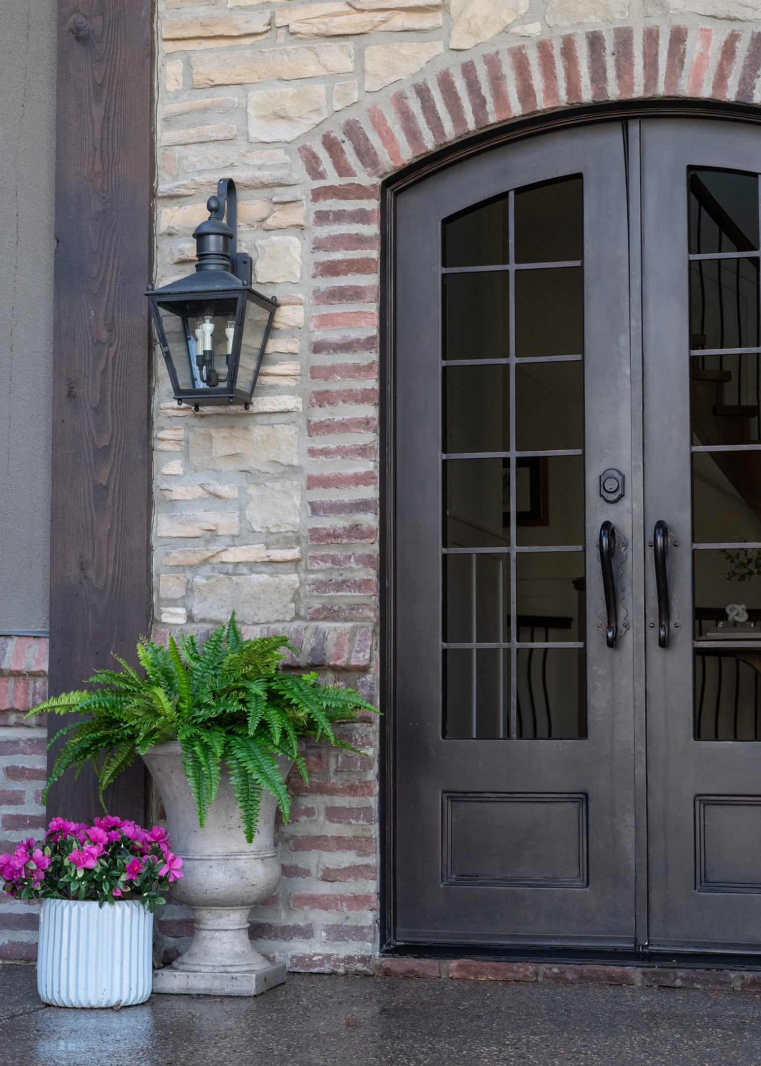 Large UV Resistant Outdoor Fake Boston Fern Plant - 38