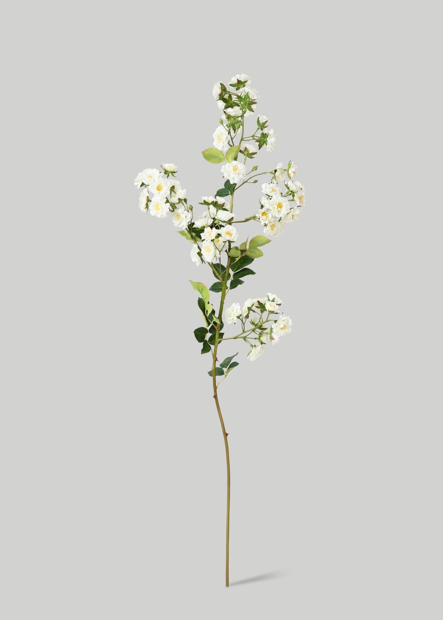 Climbing Fake Roses Branch in Cream White - 33