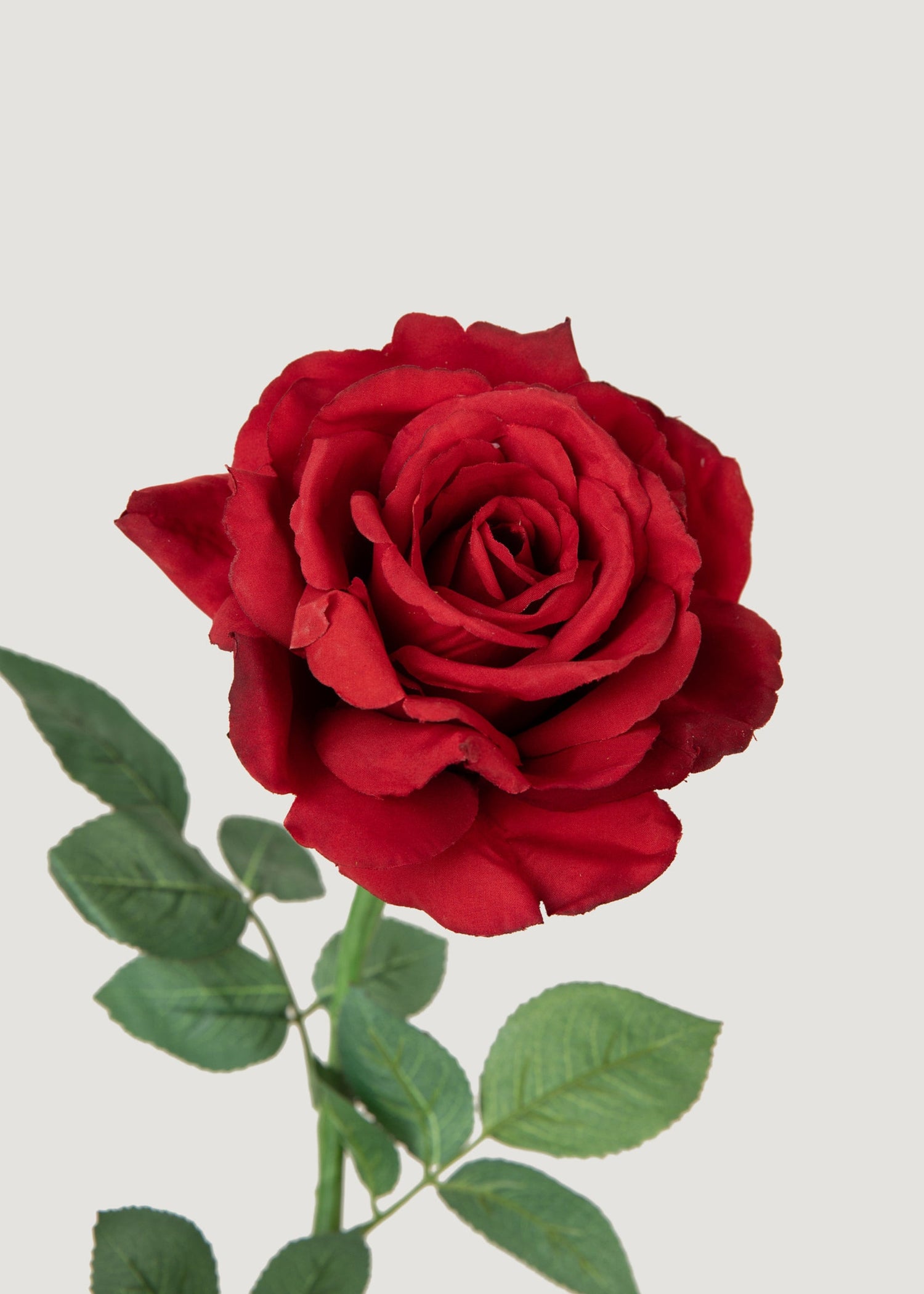 Red Diana Rose Faux Flower - 26