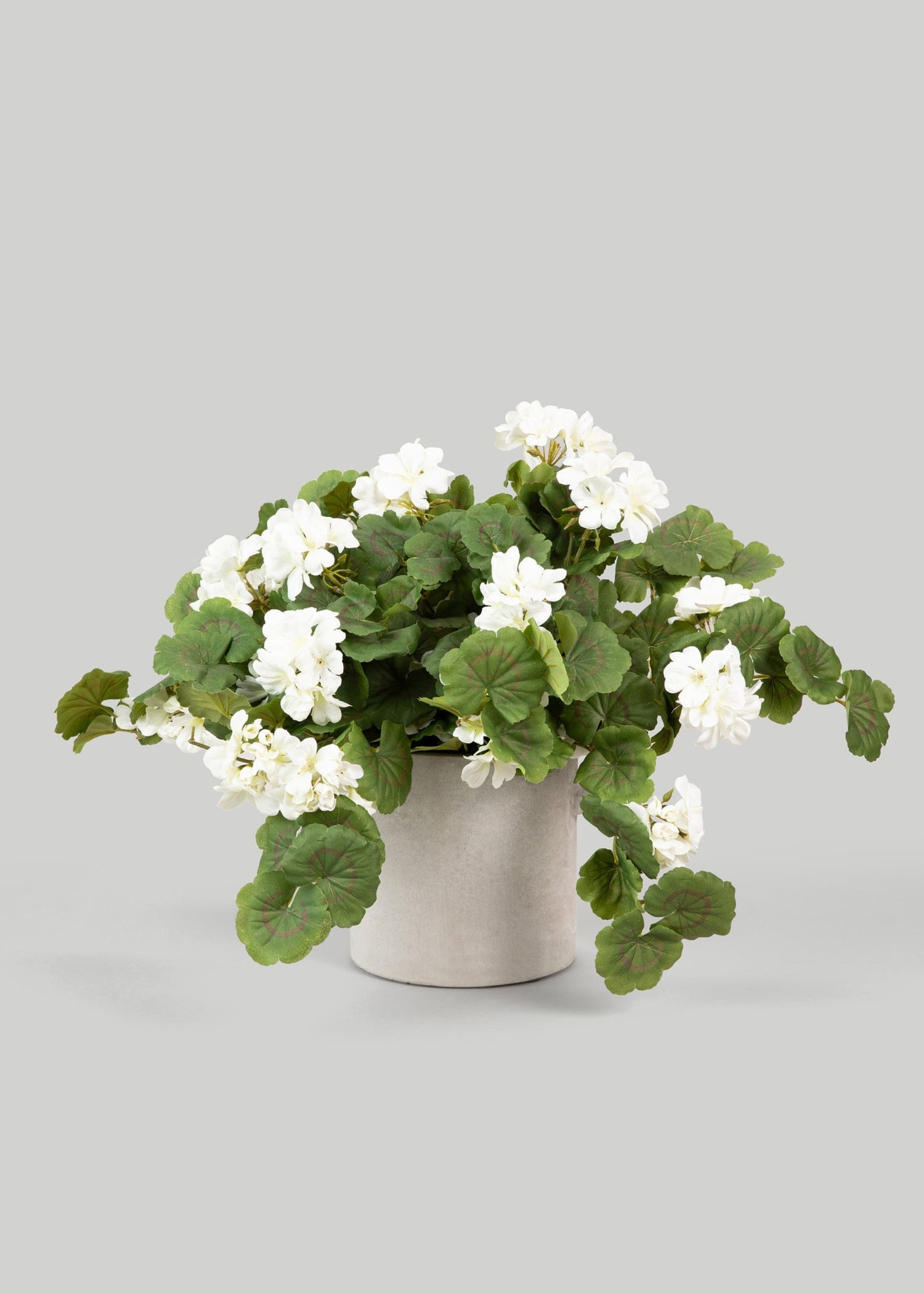 UV Treated Geranium Hanging Bush Outdoor Fake Plants - 27