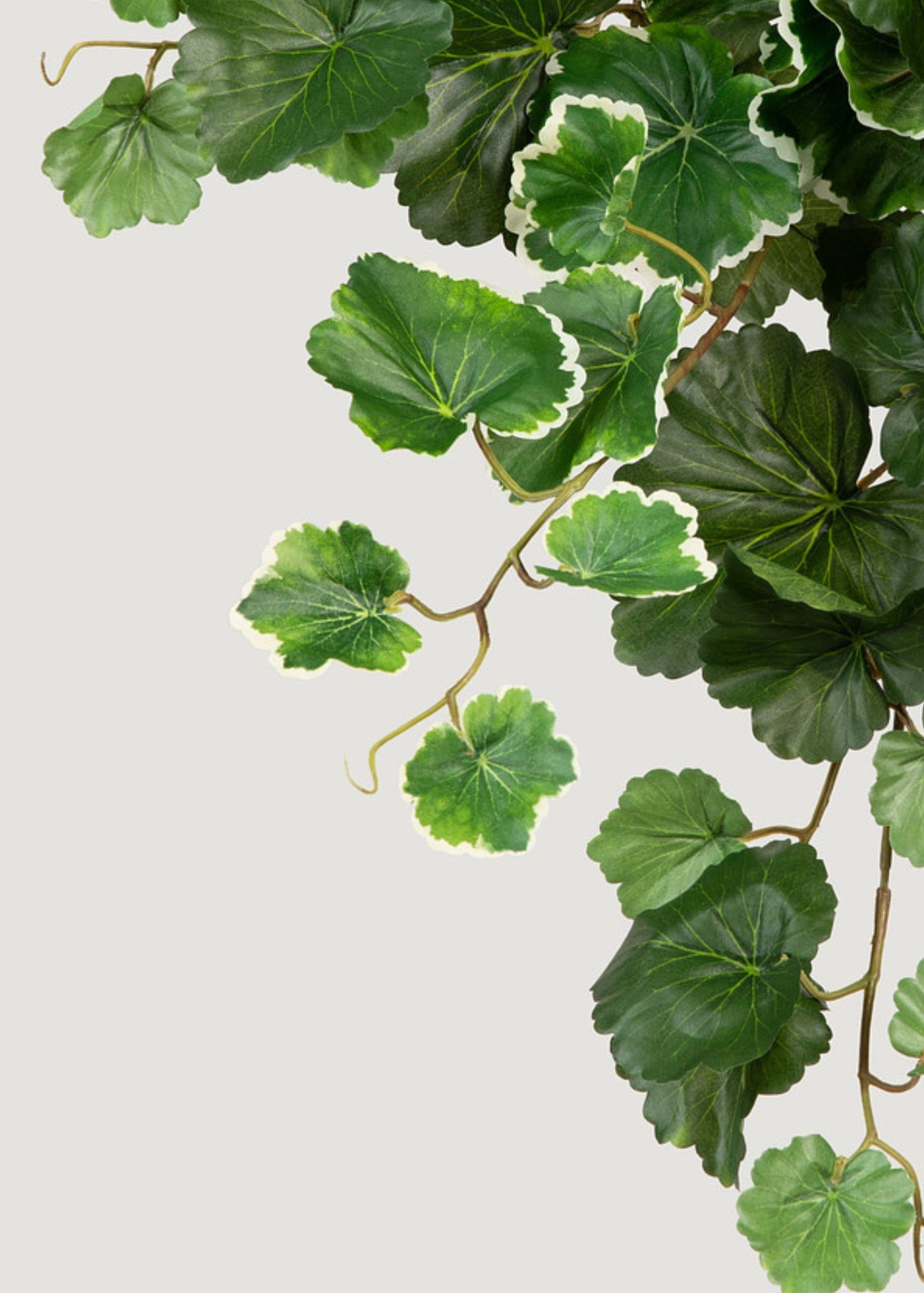 UV Resistant Fake Outdoor Hanging Geranium Plant - 21