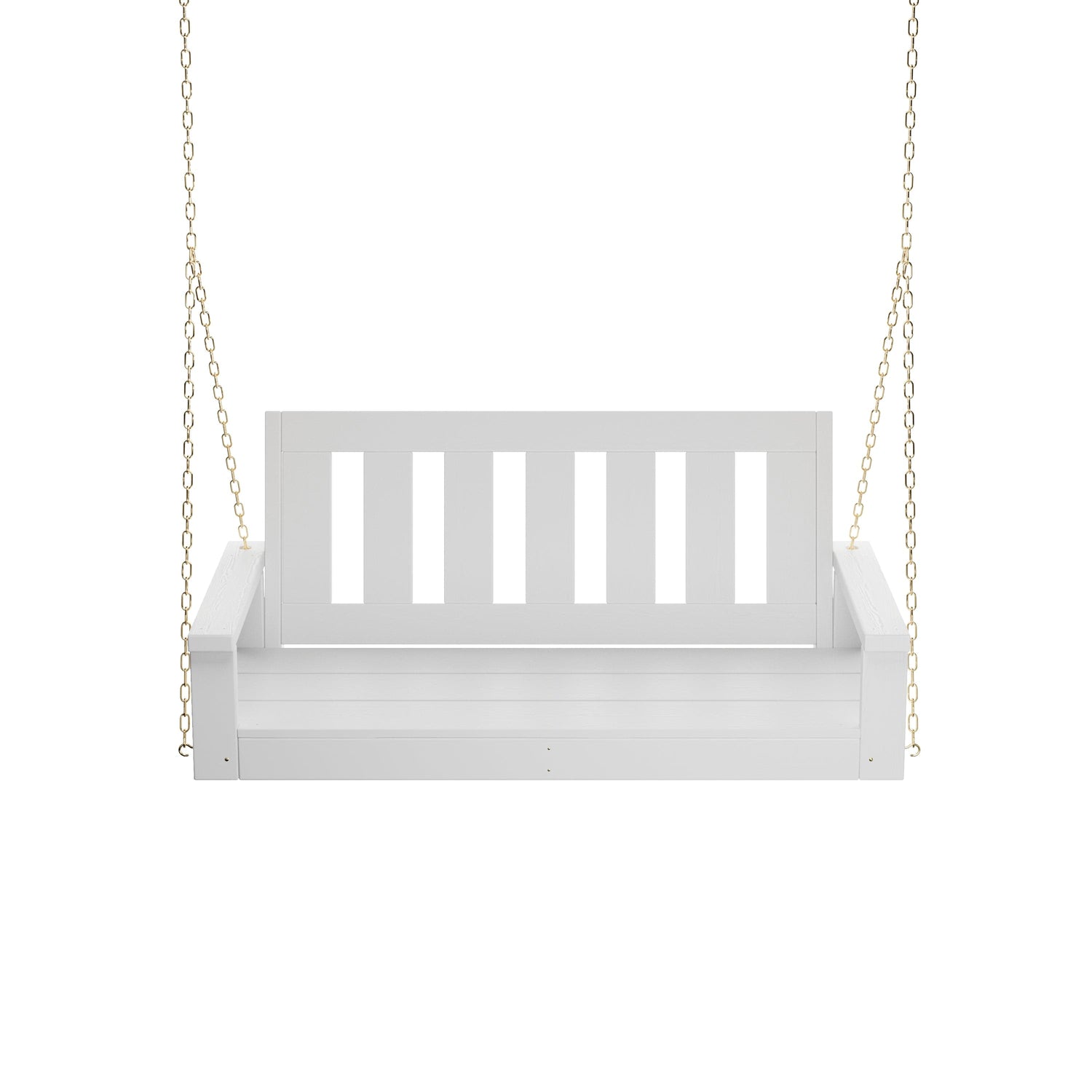 Porchgate Amish Heavy Duty 700 Lb 4-Foot Ardmore Porch Swing - Pure White