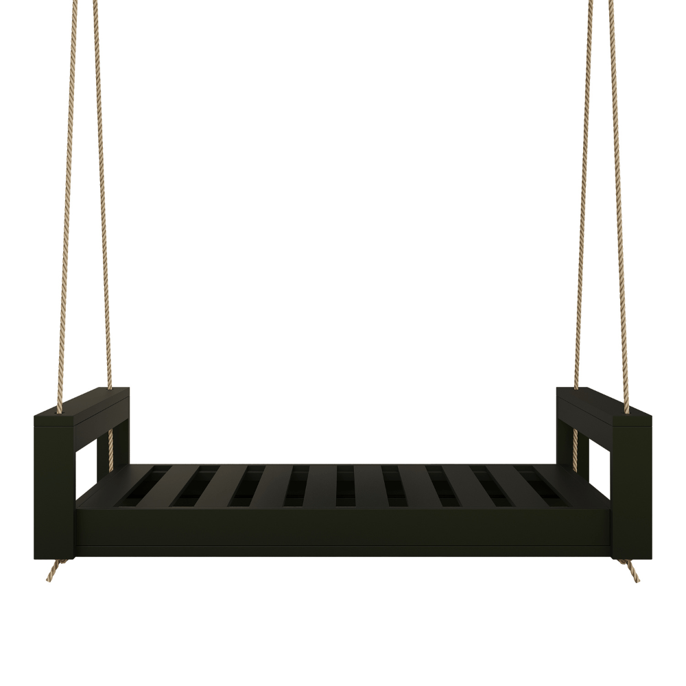 Amish Casual Lancaster Daybed Swing Bed, Twin Black