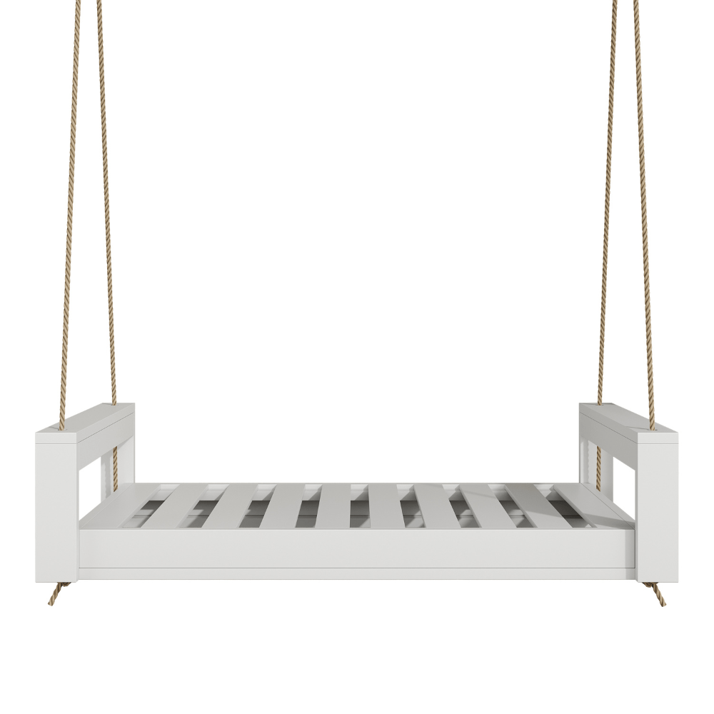 Amish Casual Lancaster Daybed Swing Bed, Twin White