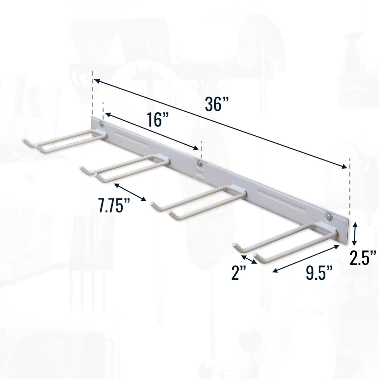 Bedrock Garage Tool Organizer | Grey