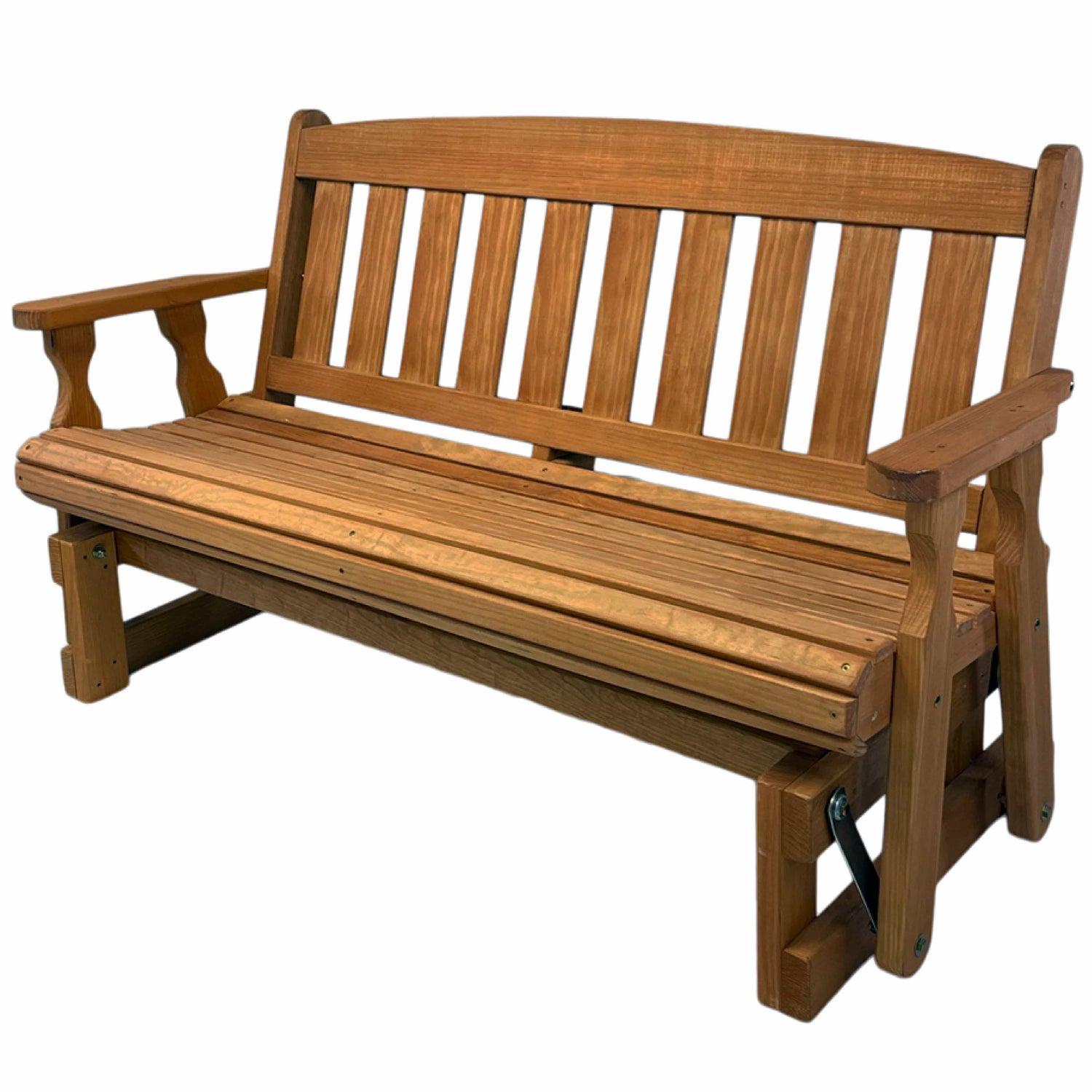 Amish Casual 4 Foot Mission Wood Porch Glider