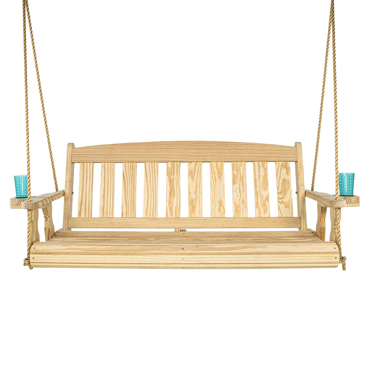 Amish Casual 5 Foot Unfinished Mission Porch Swing