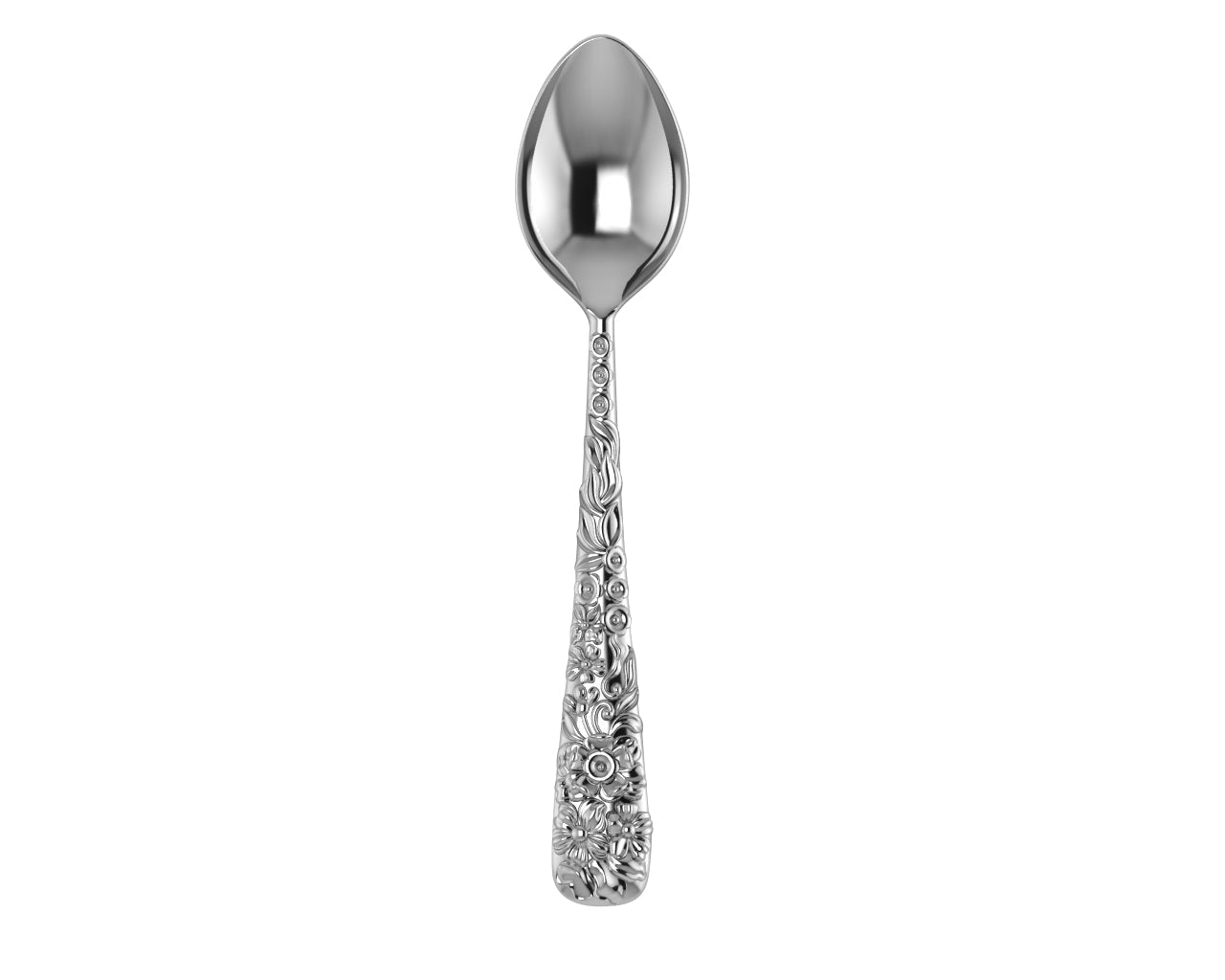Rosa 5-piece Silver Plate Flatware Set by Krysaliis