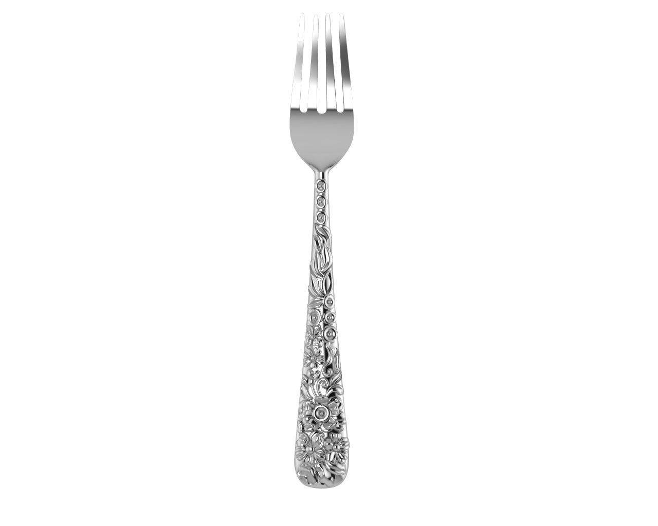 Rosa 5-piece Silver Plate Flatware Set by Krysaliis
