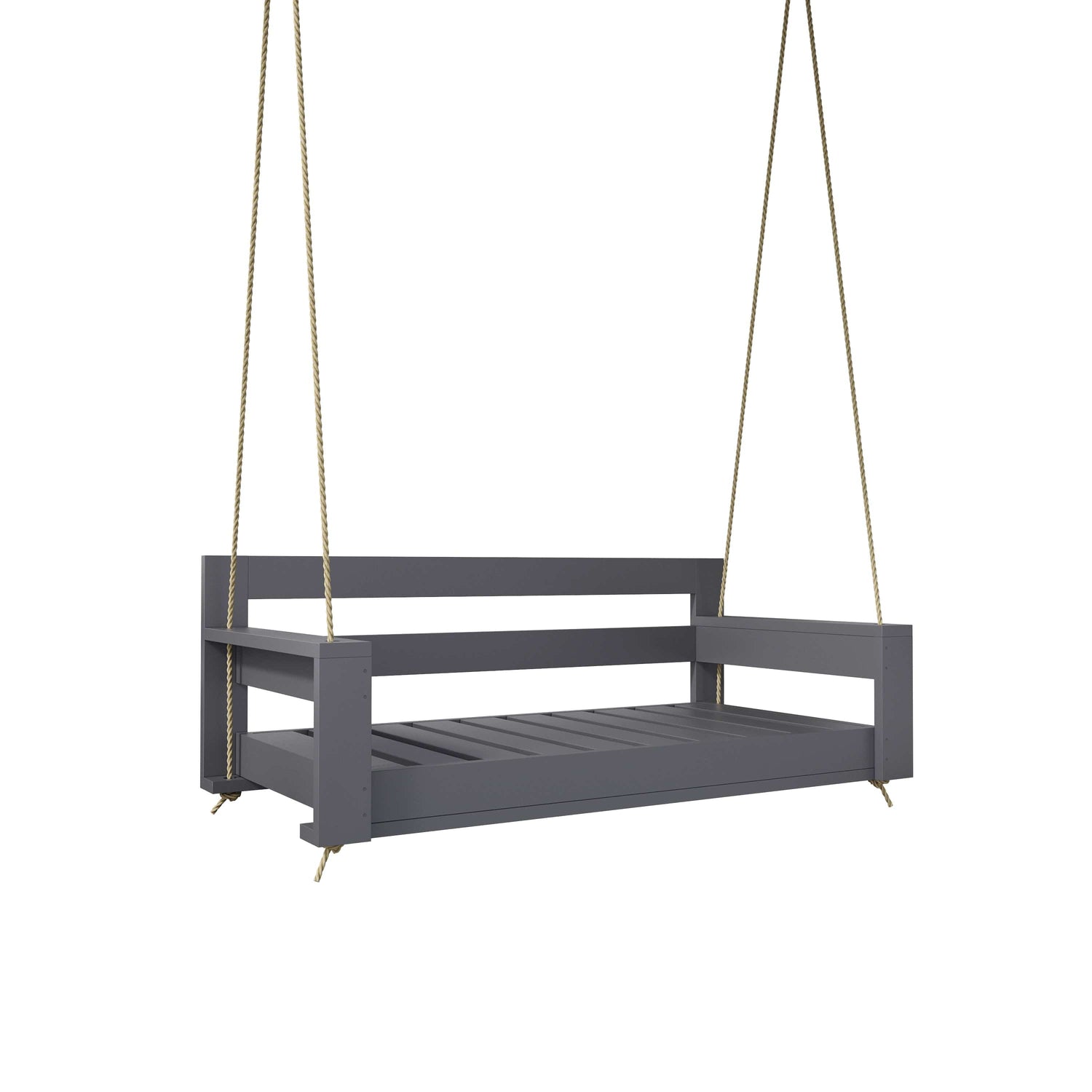 Amish Casual The Danville Daybed Swing, 6 Ft, Dovetail Grey Paint