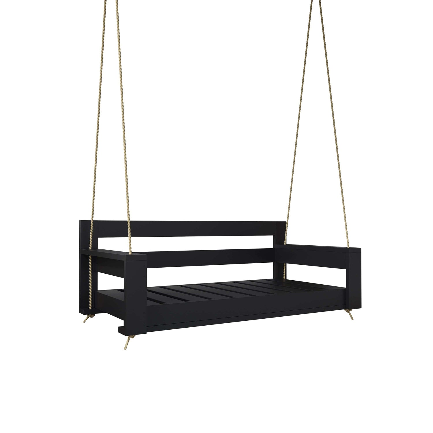 Amish Casual The Danville Daybed Swing, 6 Ft, Black Paint