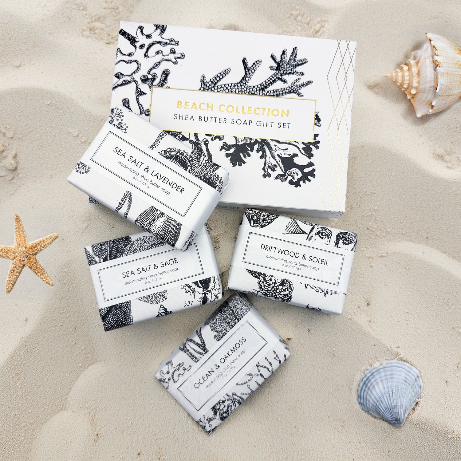 Beach Collection - Shea Butter Soap Gift Set
