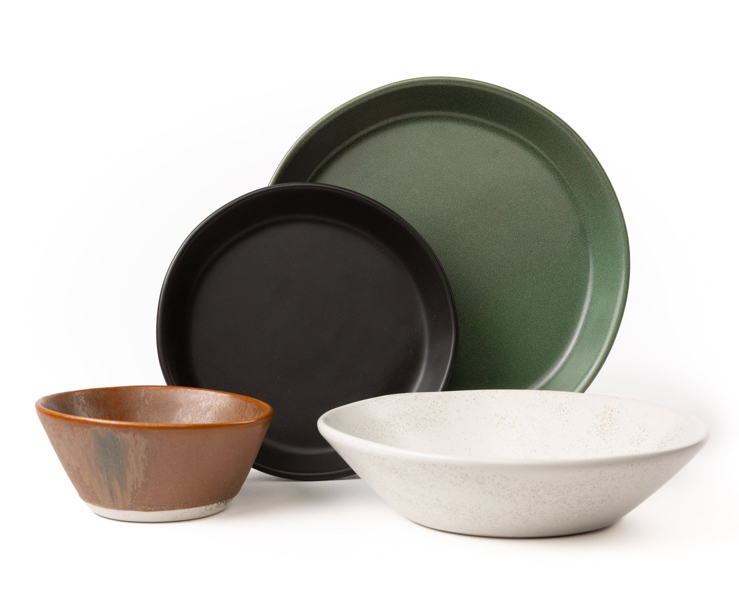 4 Piece Skali Coupe Dinner Setting