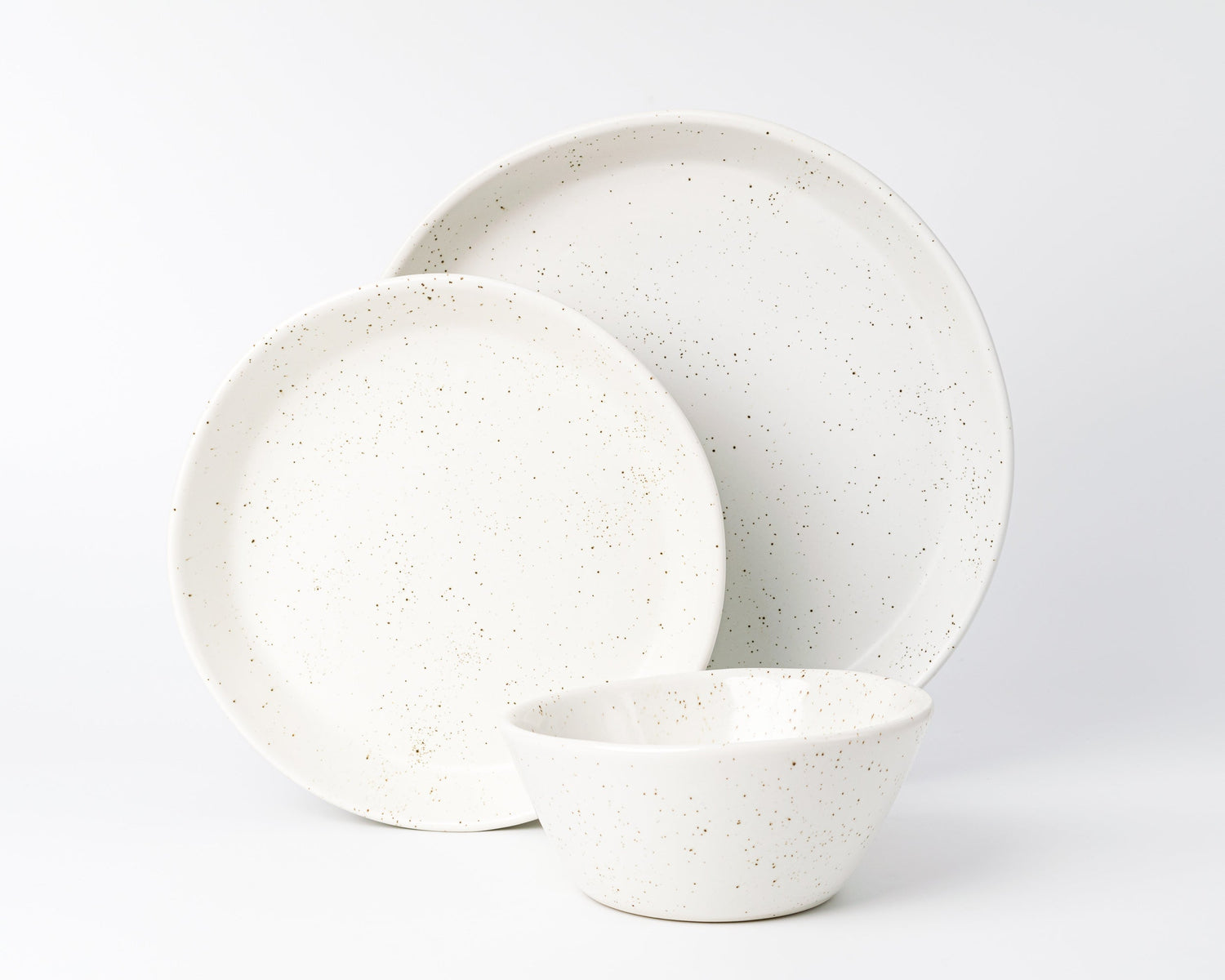 3 Piece Skali Coupe Dinner Setting