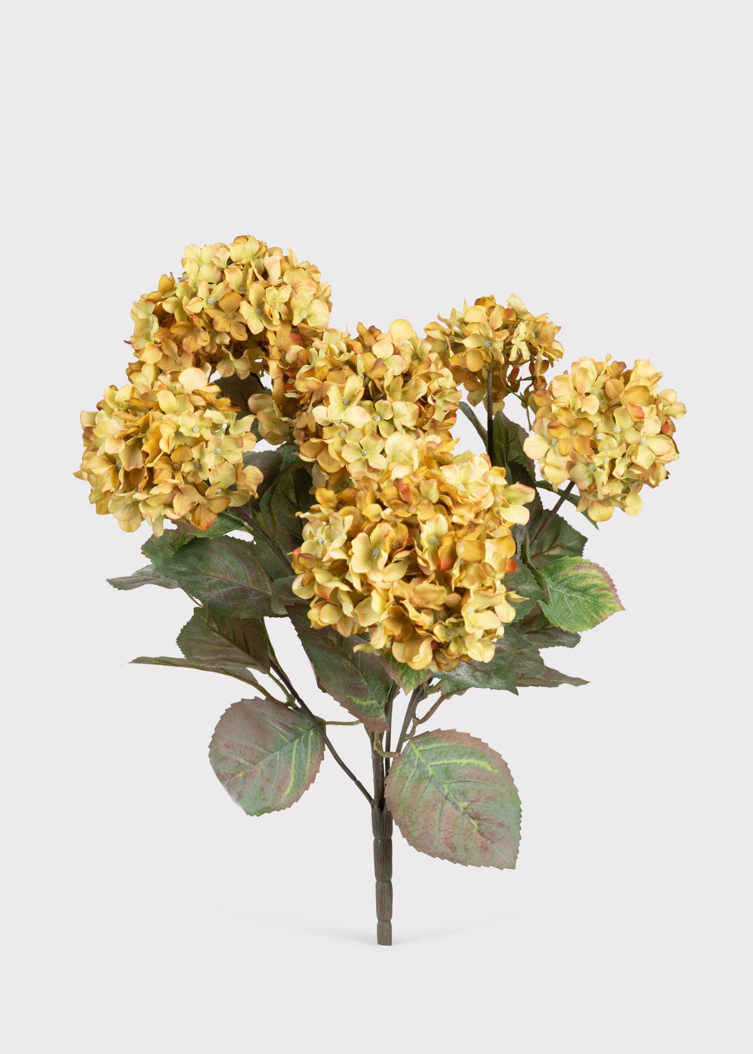 Vintage Antique Green Fake Hydrangea Bush - 20