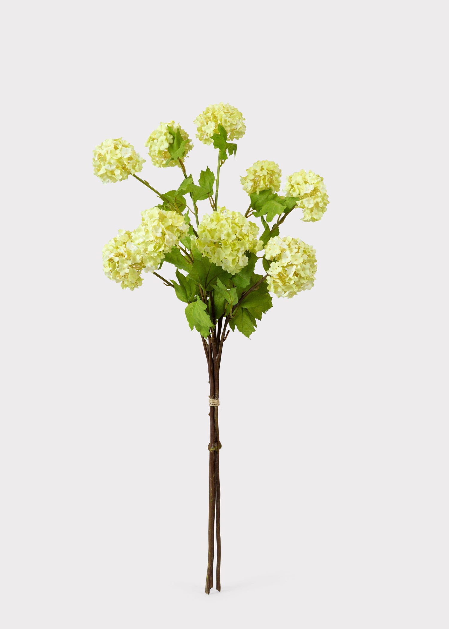 Honeydew Green Snowball Fake Flower Bundle - 31