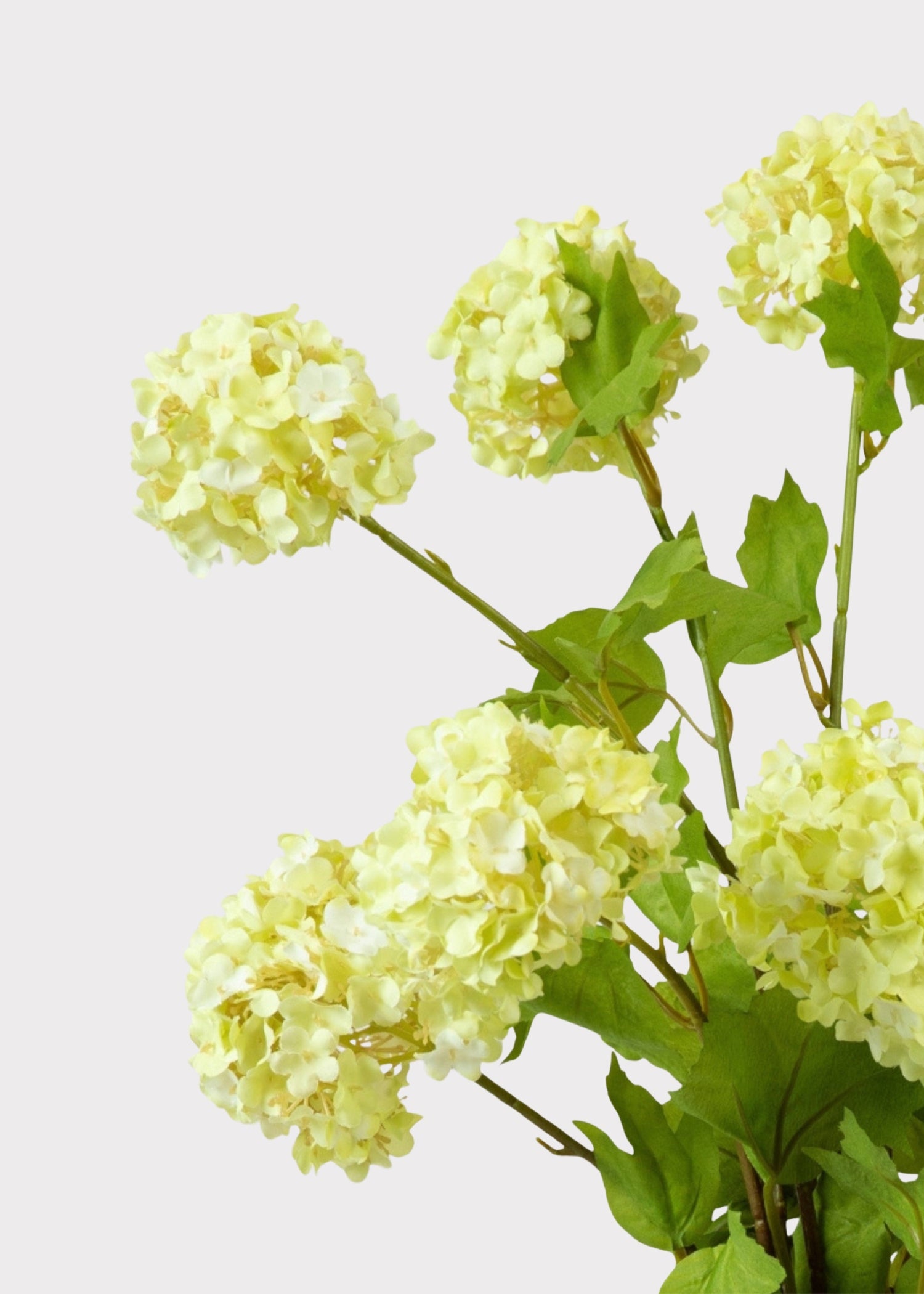 Honeydew Green Snowball Fake Flower Bundle - 31