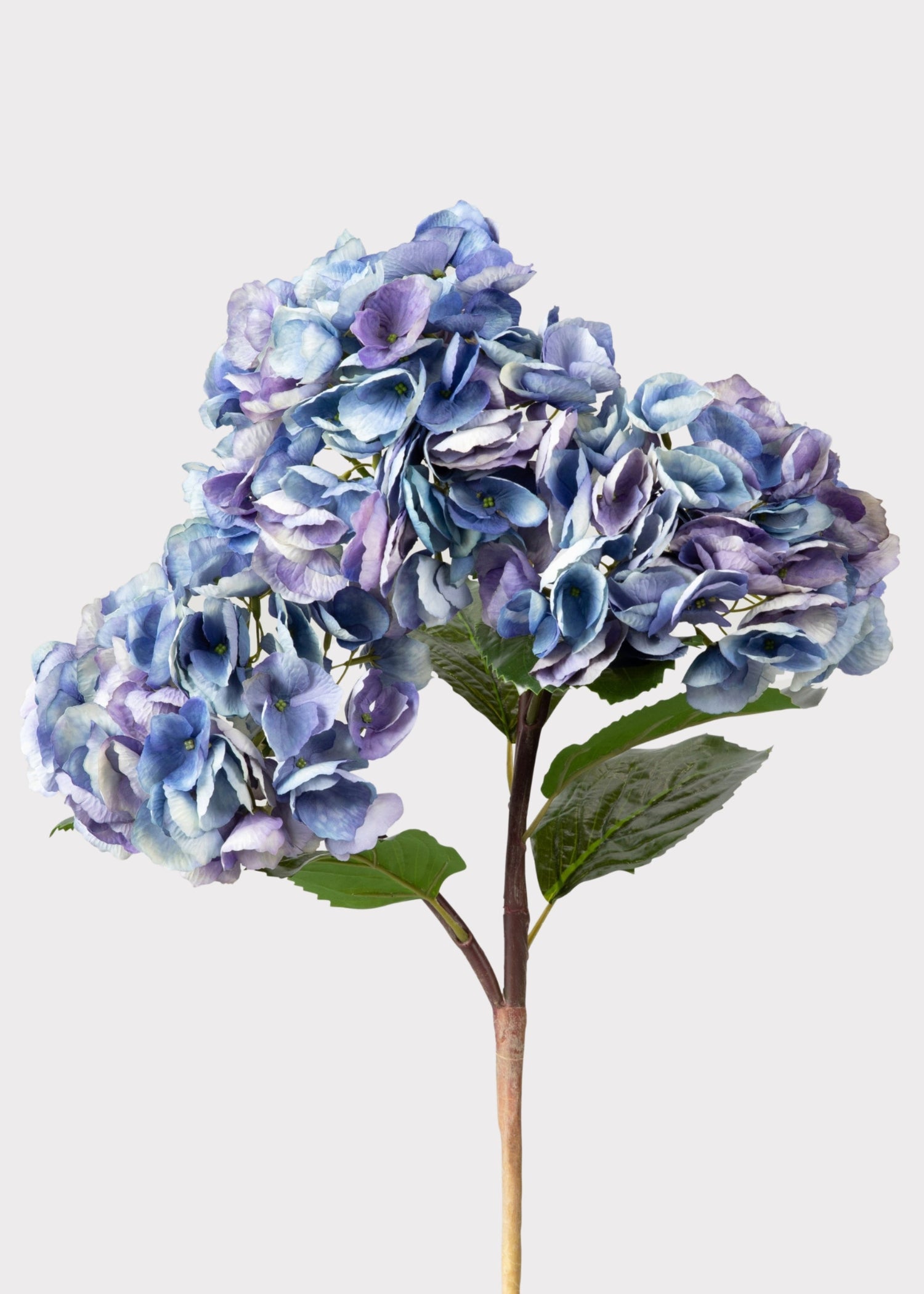 Large Lavender and Blue Artificial Hydrangea - 20