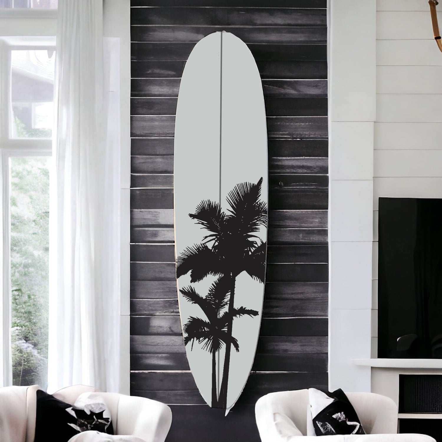 Shadow Palms Surfboard Art