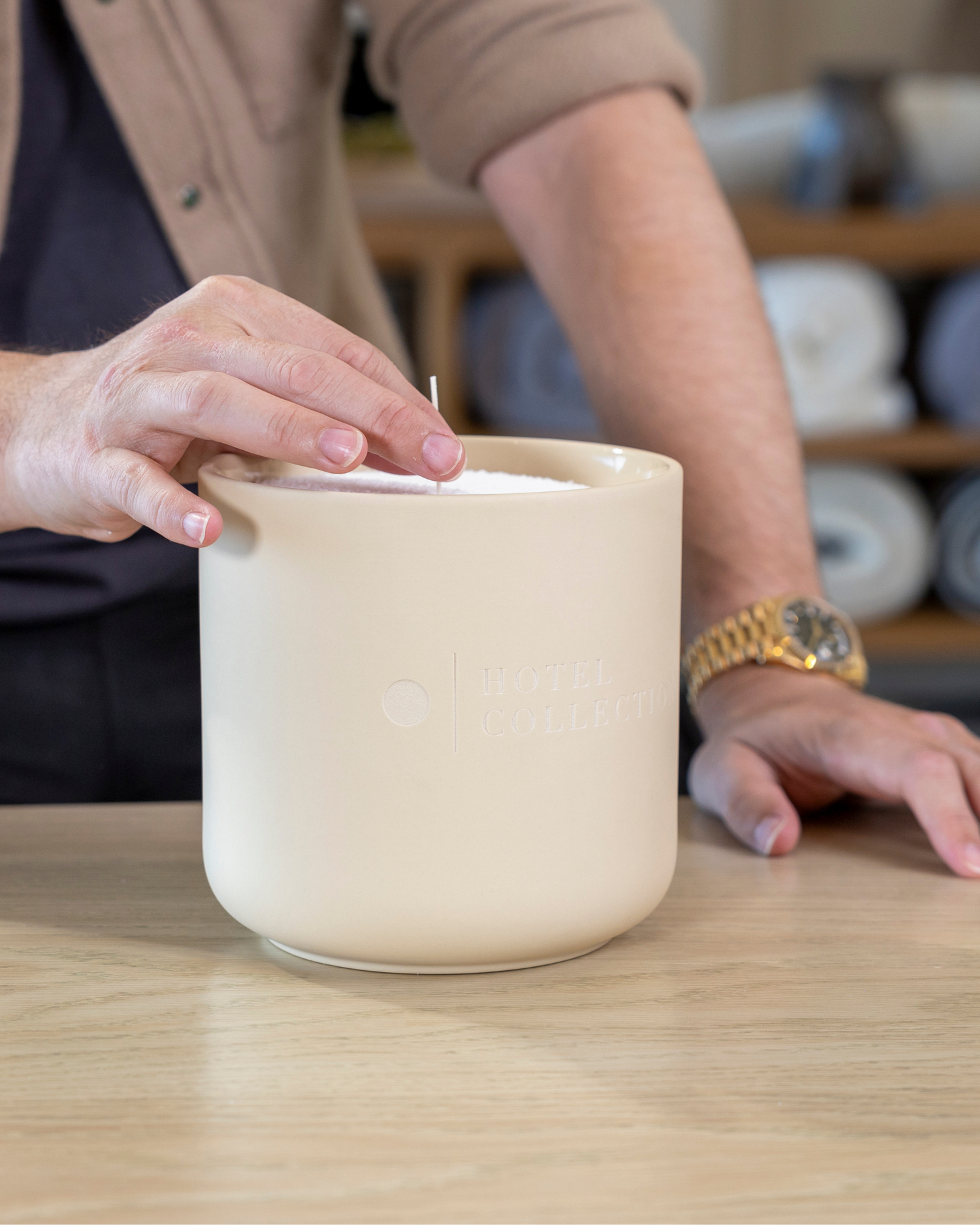 Petite Ceramic Sand Wax Set