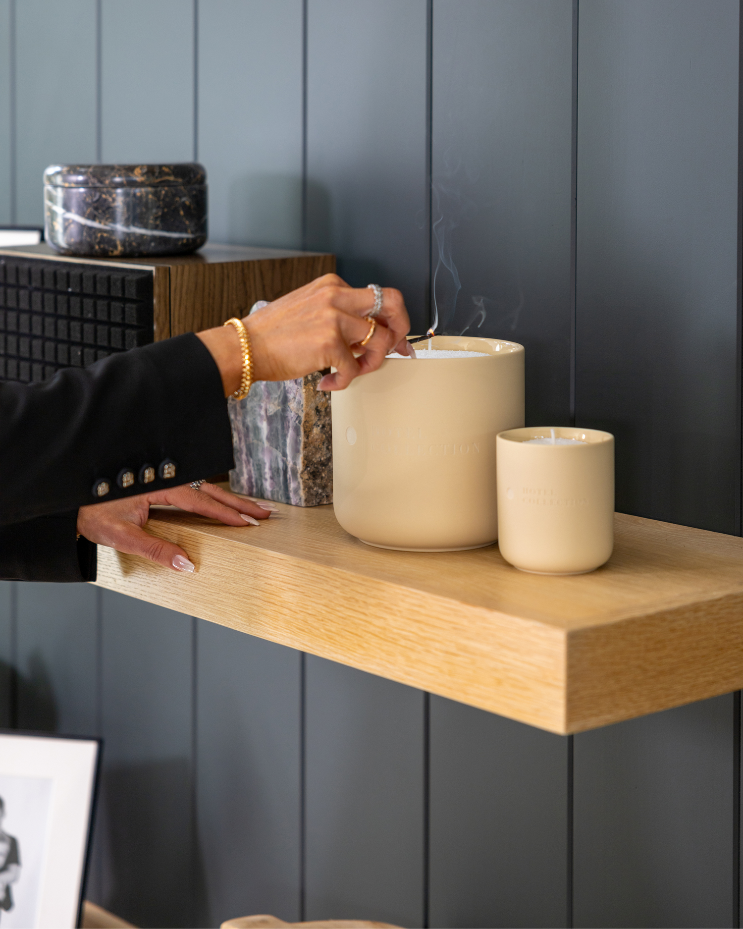 Petite Ceramic Sand Wax Set