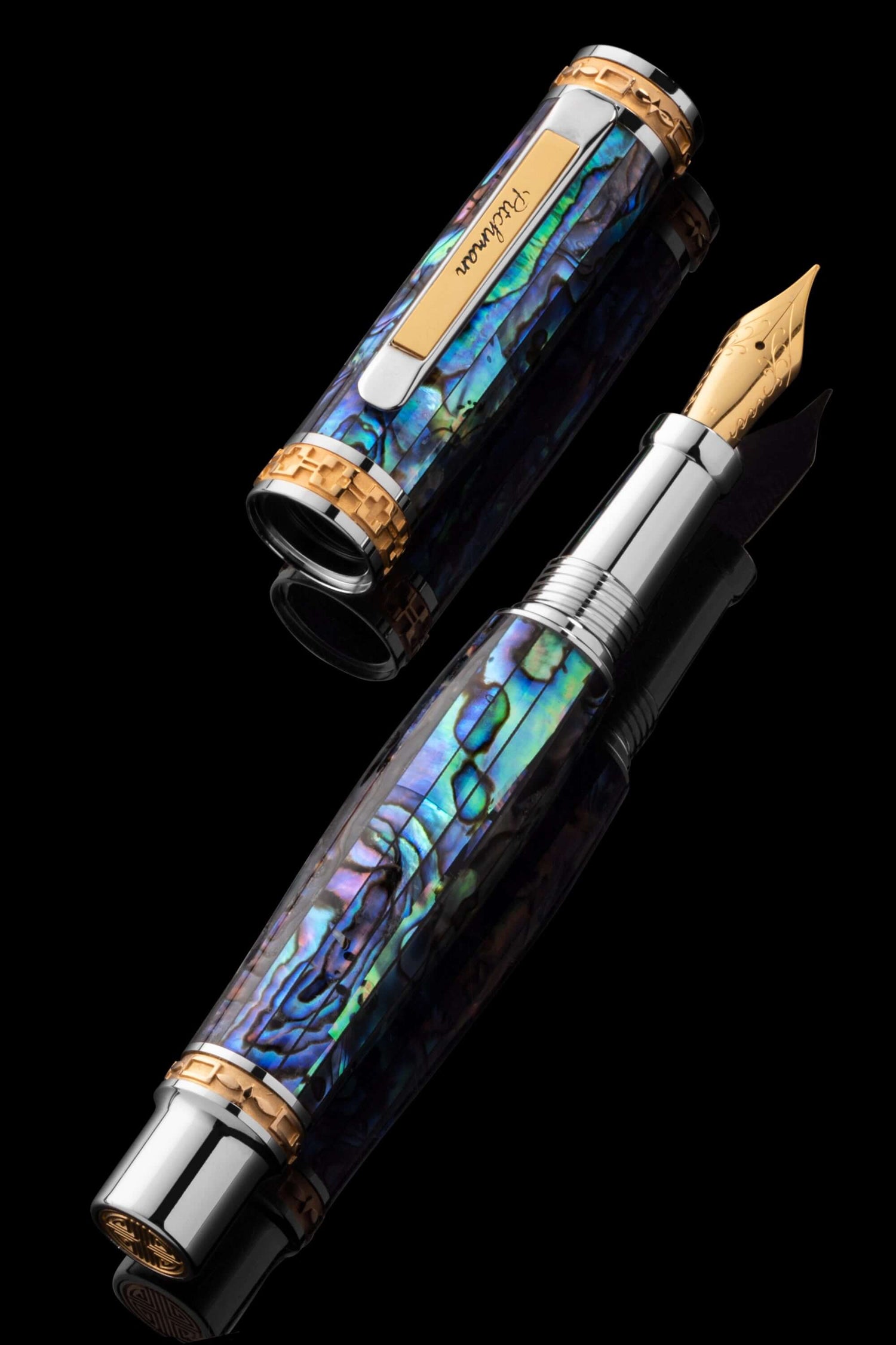 Closer Blue Abalone Shell Fountain Pen