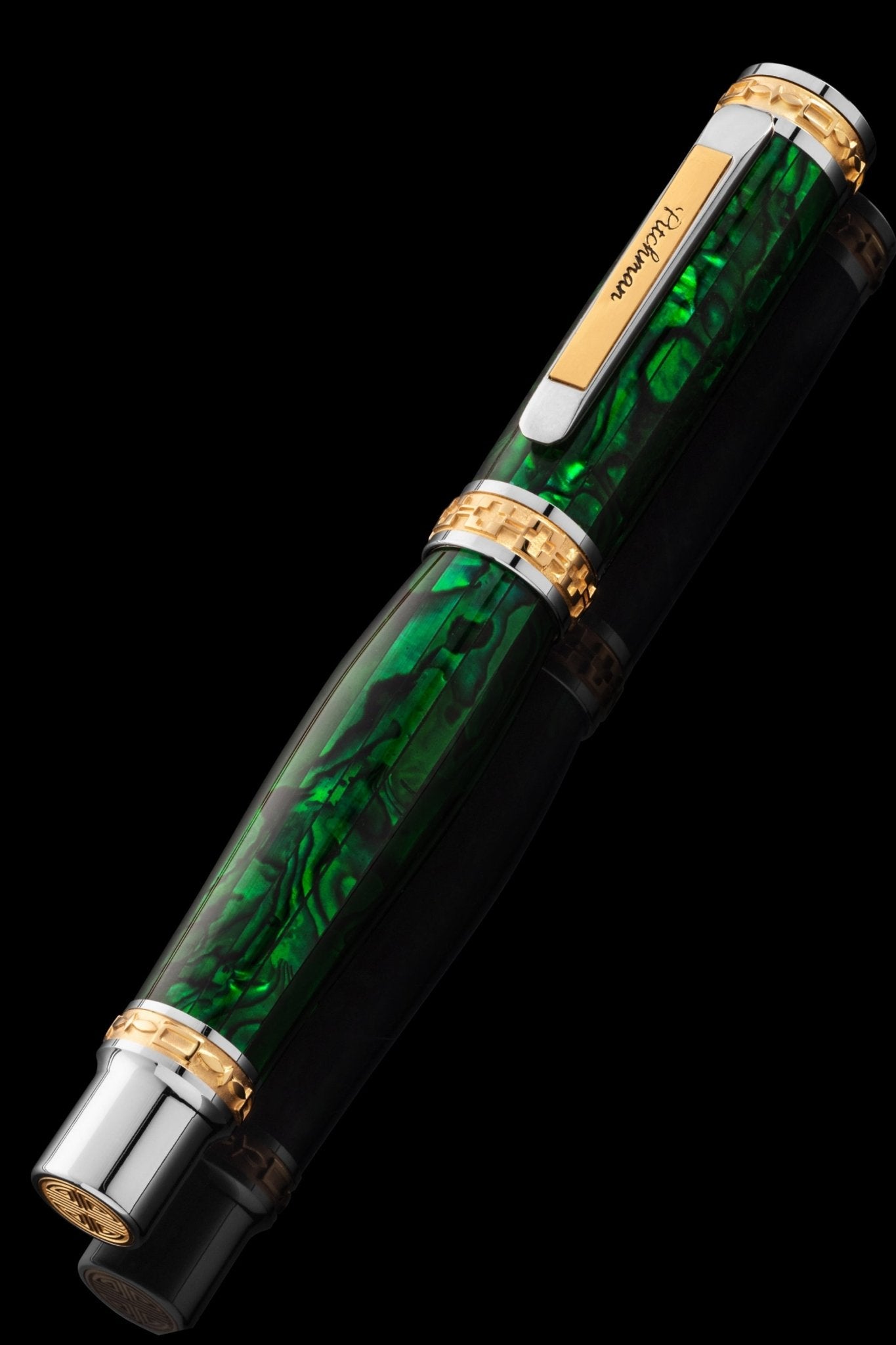 Closer Emerald Abalone Shell Rollerball Pen