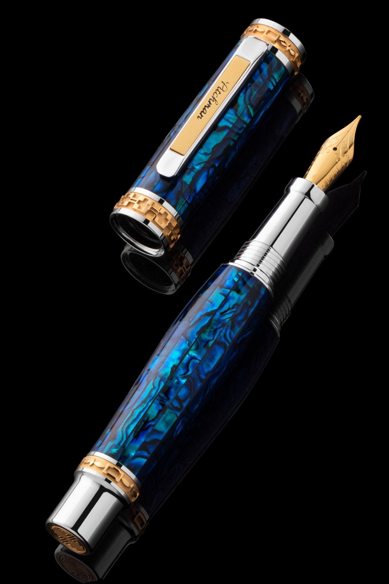 Closer LUXE Sapphire Abalone Shell Fountain Pen