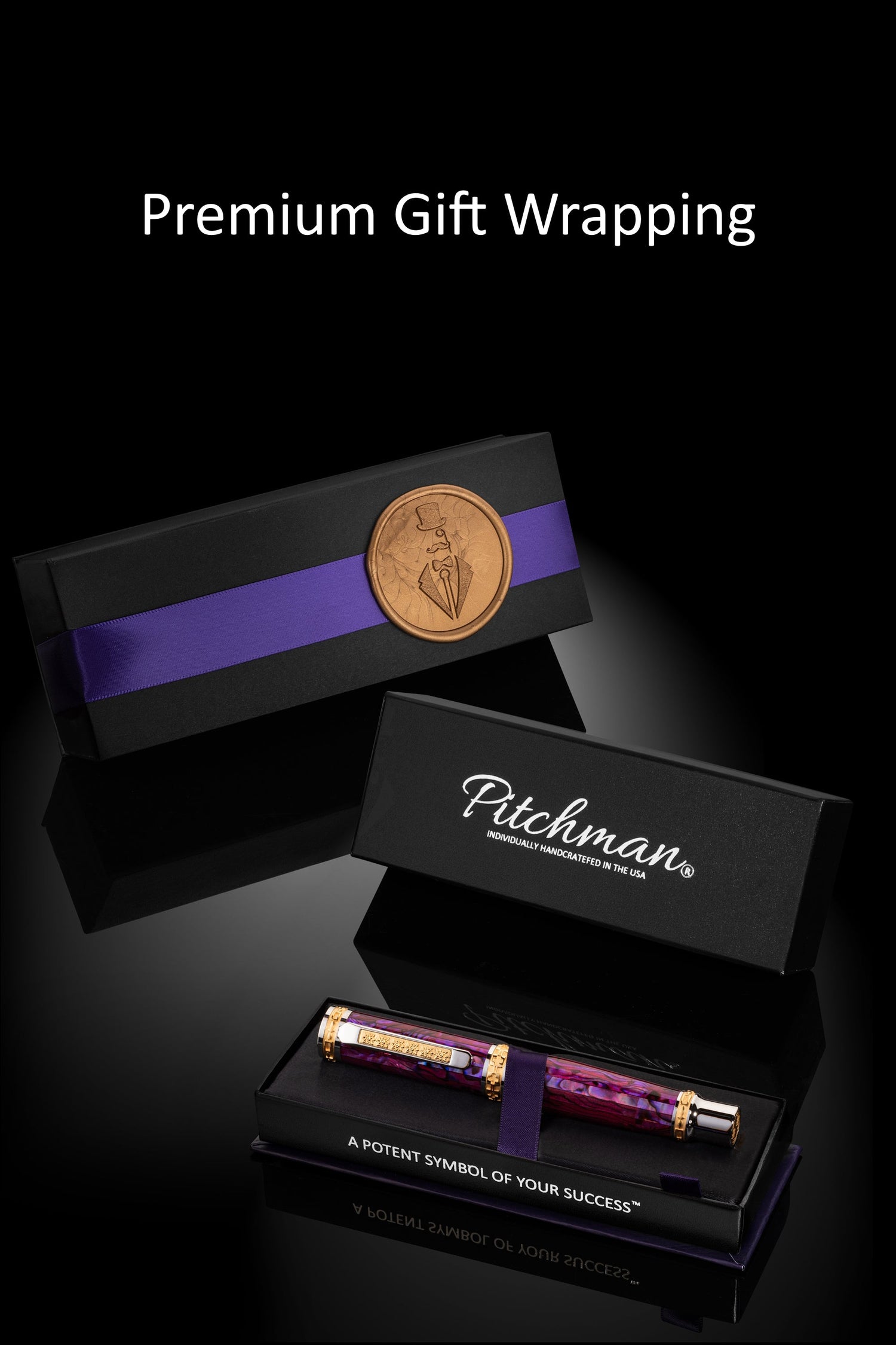 Closer LUXE Pink Abalone Shell Rollerball Pen
