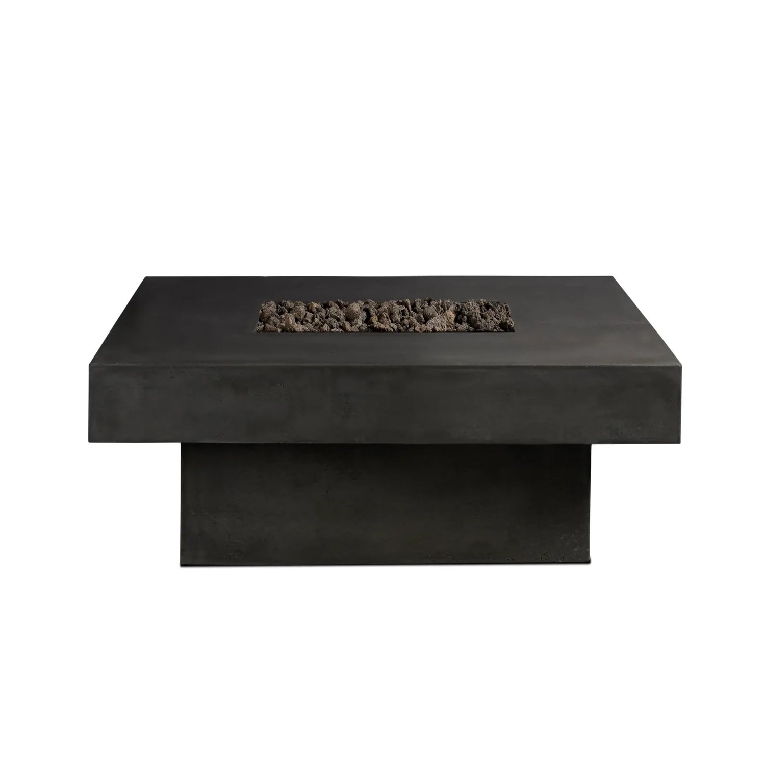 Platz - Square Concrete Fire Pit Table