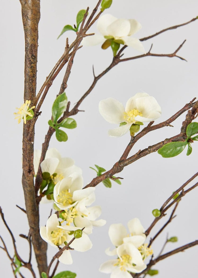 Premium Artificial Flowers - Cream Artificial Blossom Branch - 57
