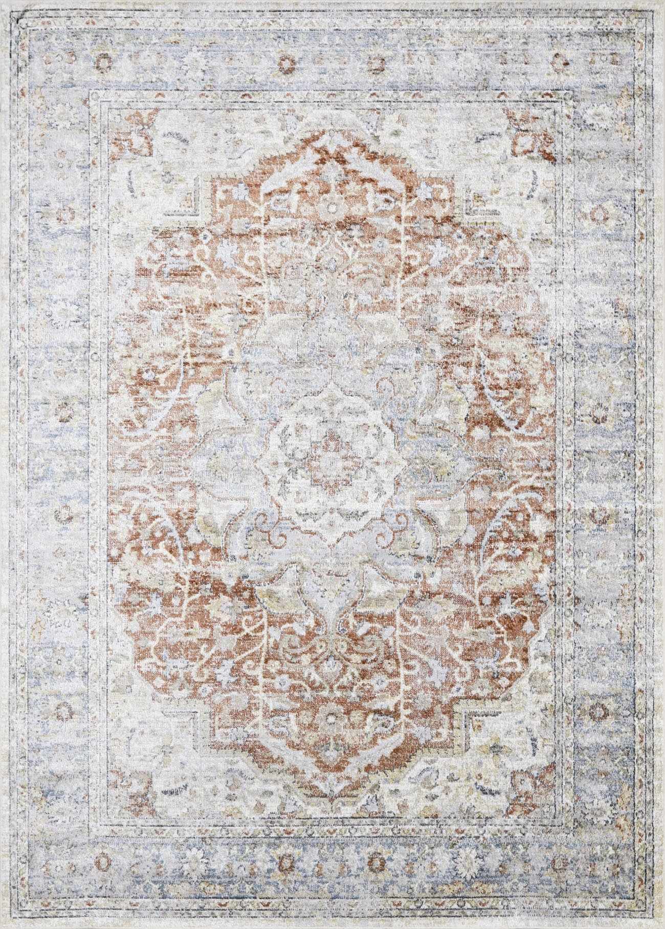 Emke Flat Pile Washable Rug - Clearance