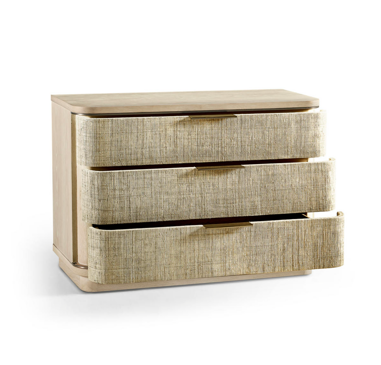 Seiche Large Grasscloth Nightstand