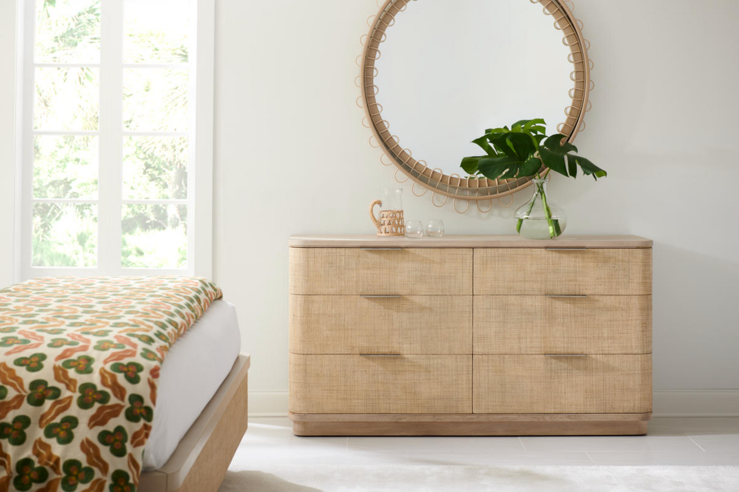 Grasscloth Dresser