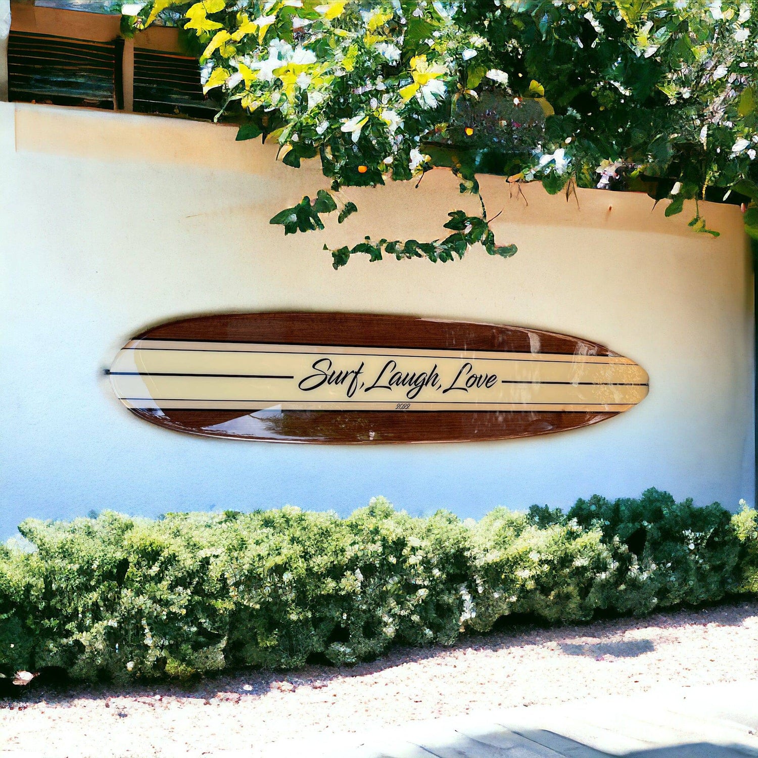 You Name It - Coastal Decor Personalized Surfboard Sign