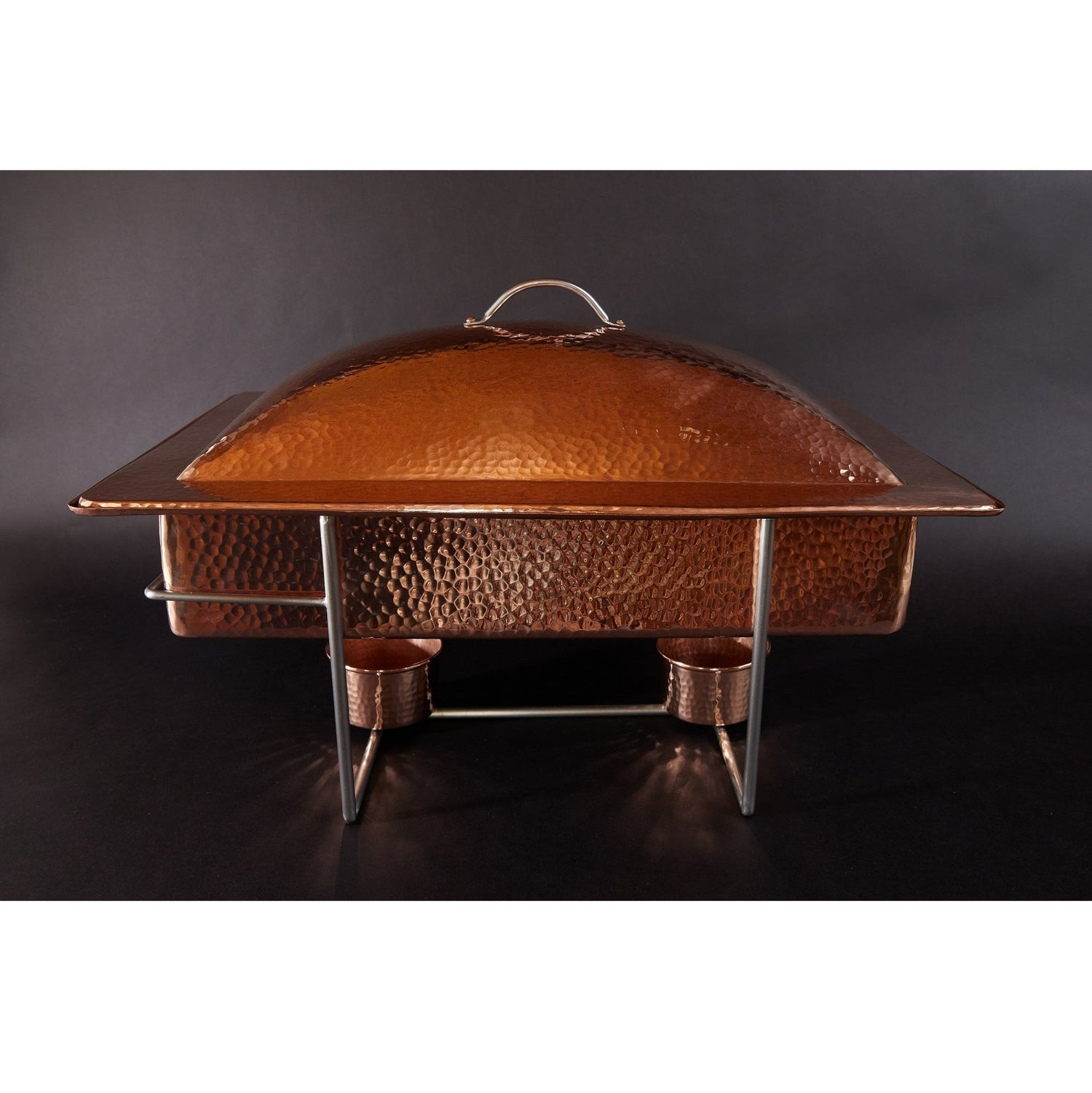 Syracuse Rectangular Copper Chafer, 8 qt