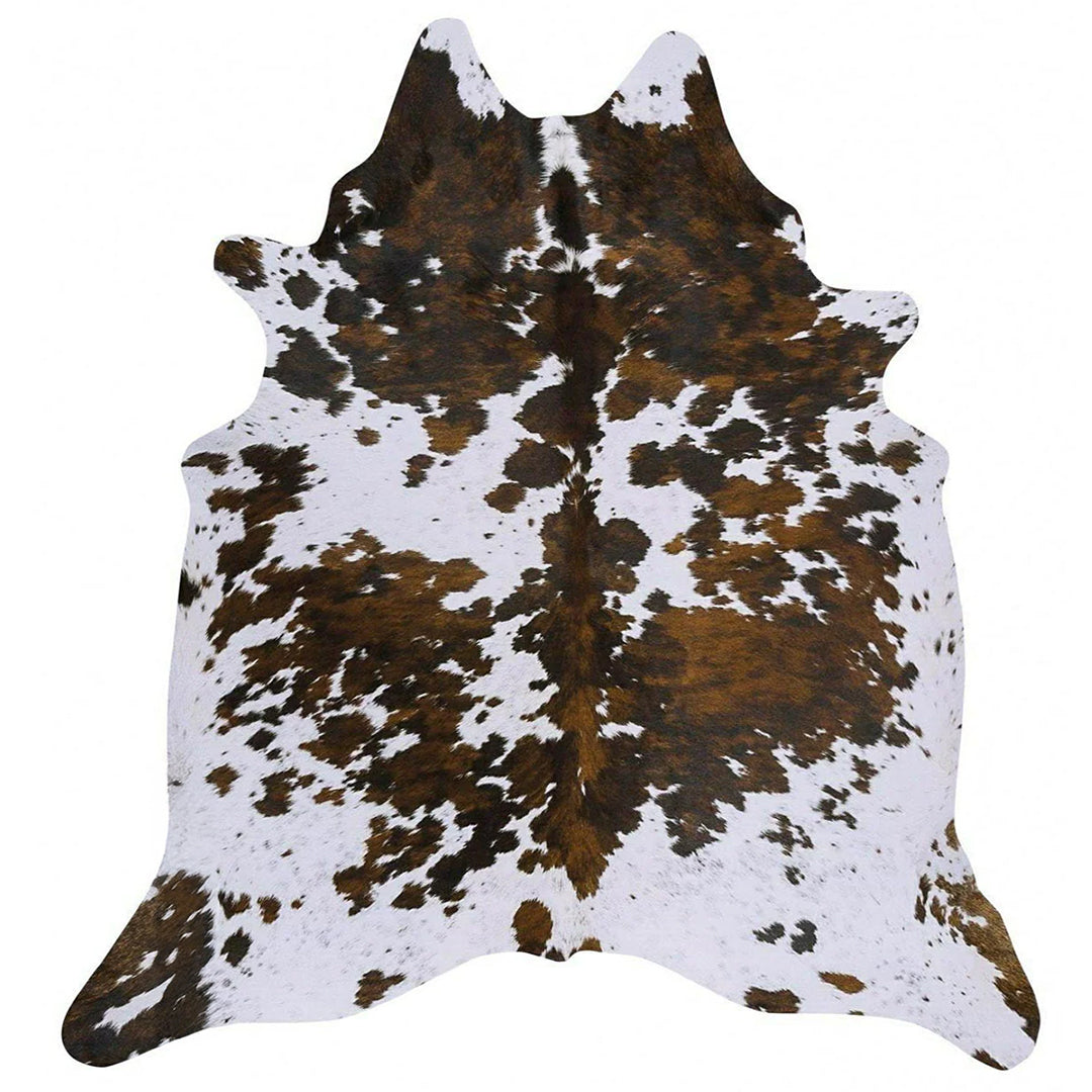 Tricolor Brazilian Cowhide Rug: LARGE