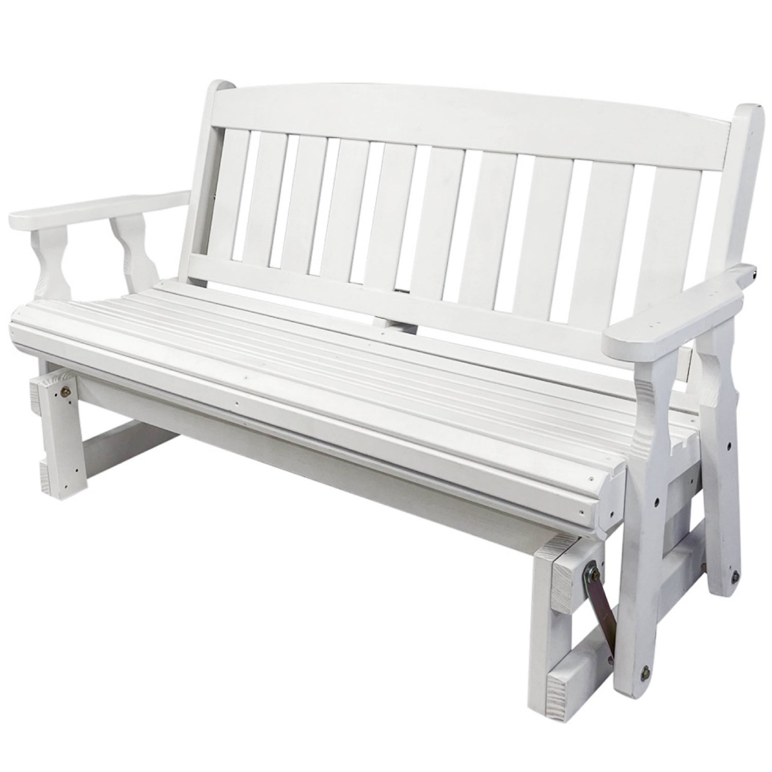 Amish Casual 4 Foot Mission Wood Porch Glider