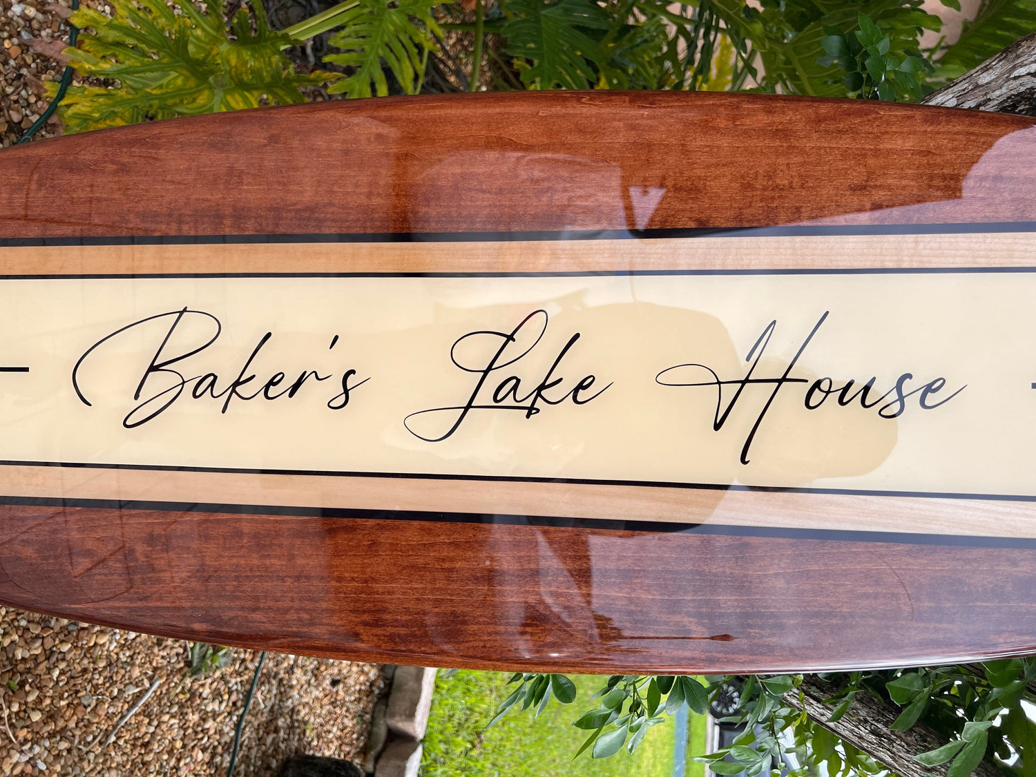 You Name It - Coastal Decor Personalized Surfboard Sign