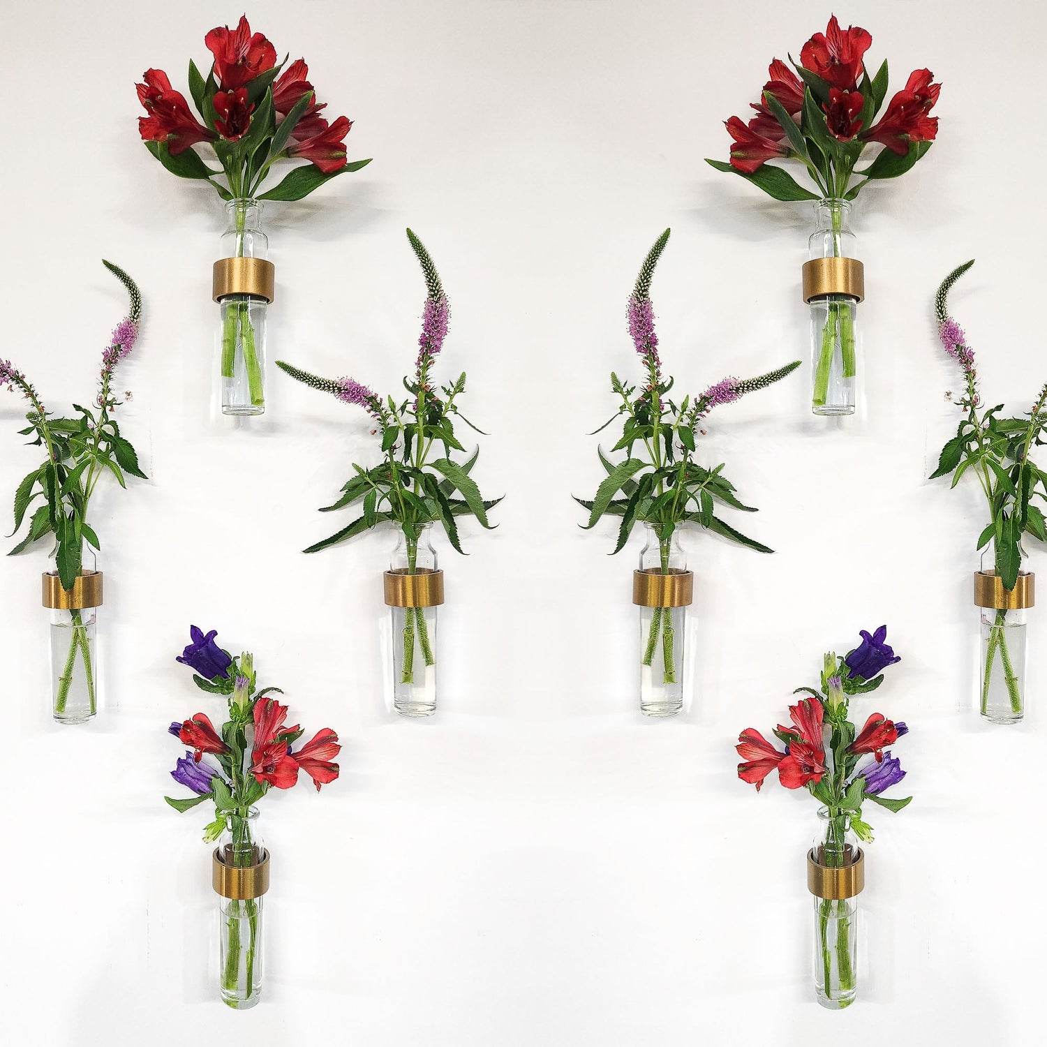 Minimal Wall Vase: Steel Ring