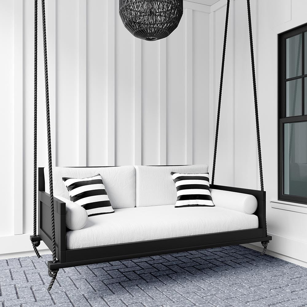 Amish Casual The Philly Daybed Swing in Pure White